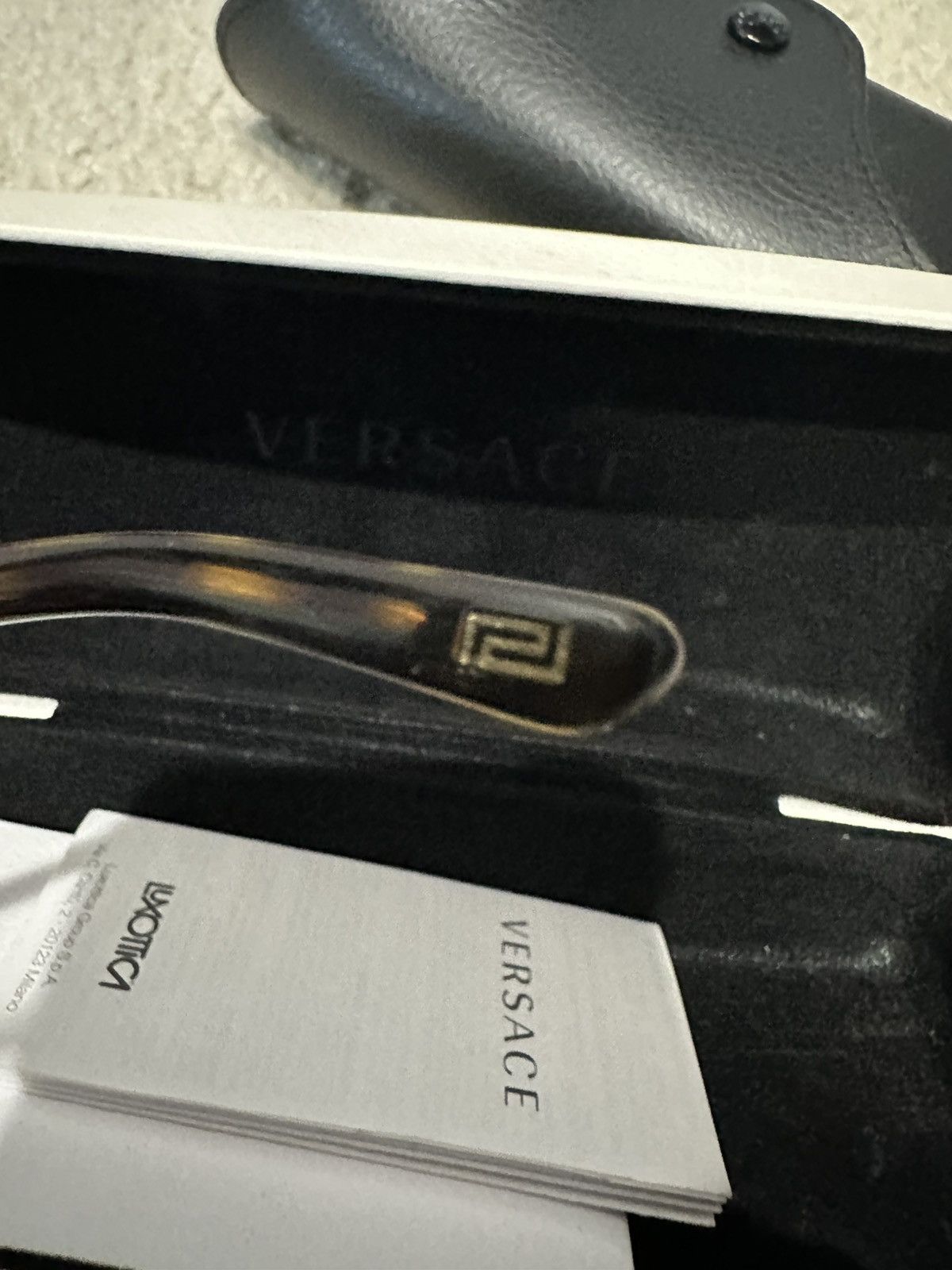 Versace Versace Dark Lens Sunglasses Size ONE SIZE - 8 Thumbnail