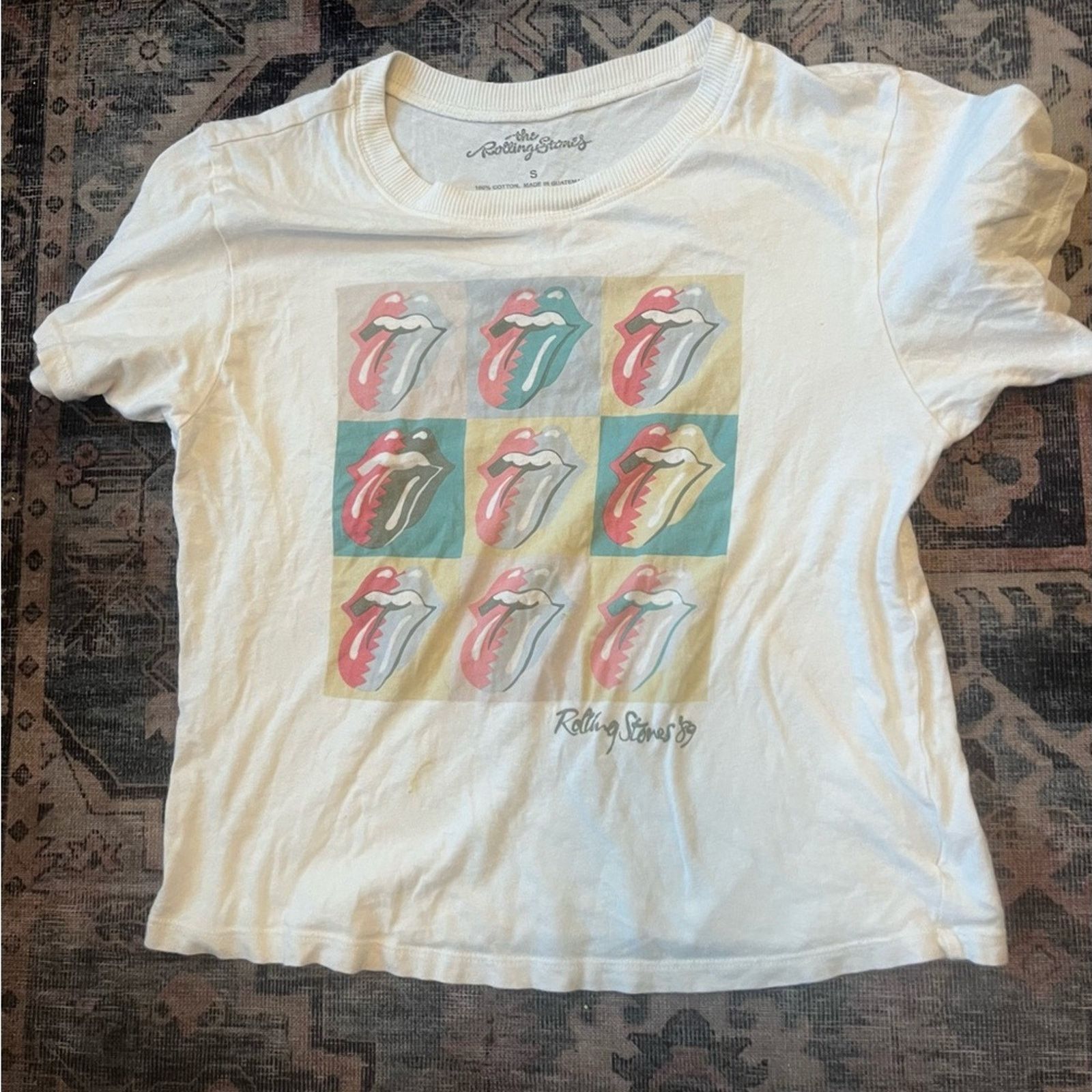 The Rolling Stones the Rolling Stones Graphic Tee - White Size US S / EU 44-46 / 1 - 1 Thumbnail