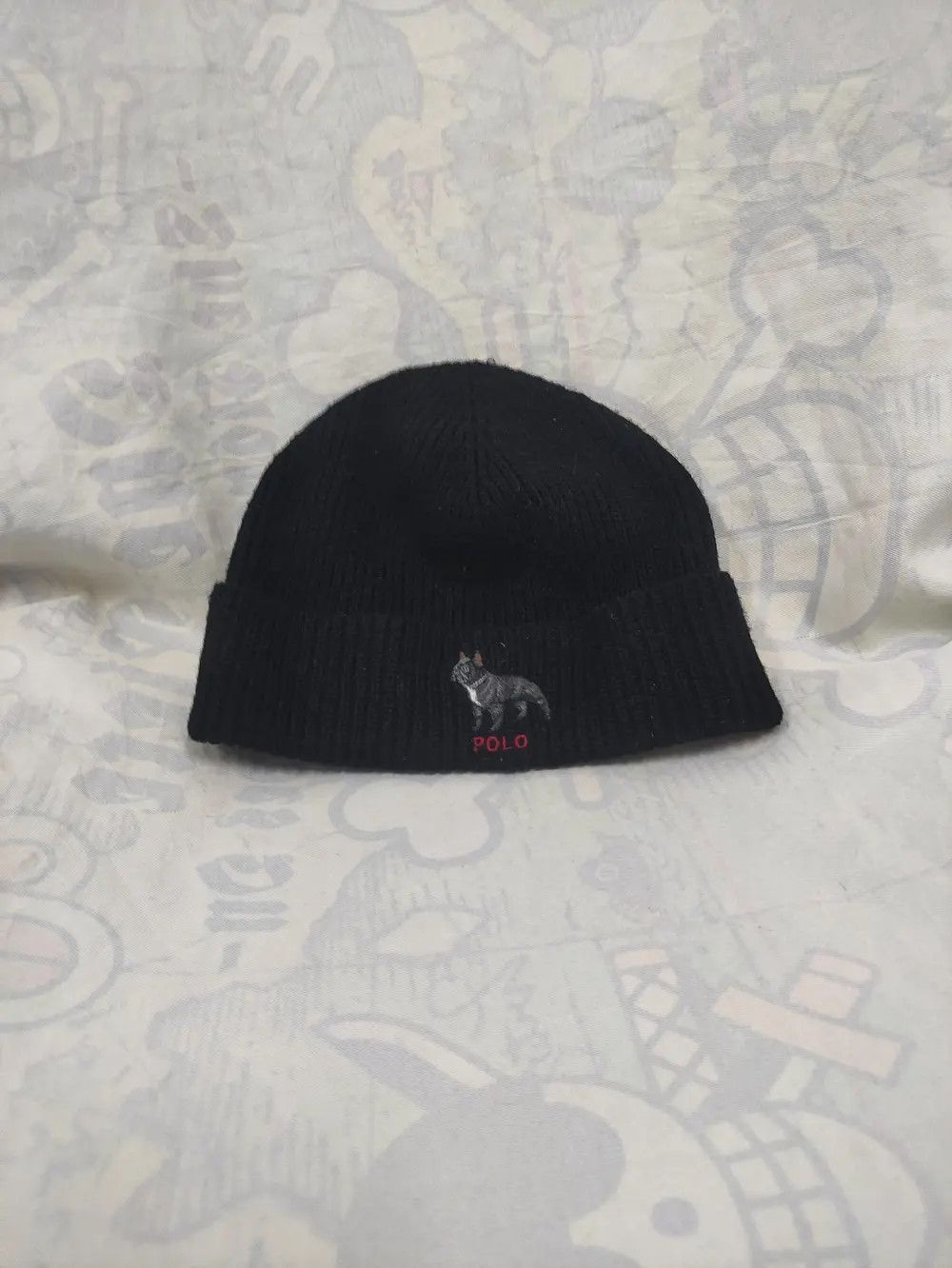 Polo Ralph Lauren POLO RALPH LAUREN FRENCH BULLDOG WINTER BEANIE Size ONE SIZE - 6 Thumbnail