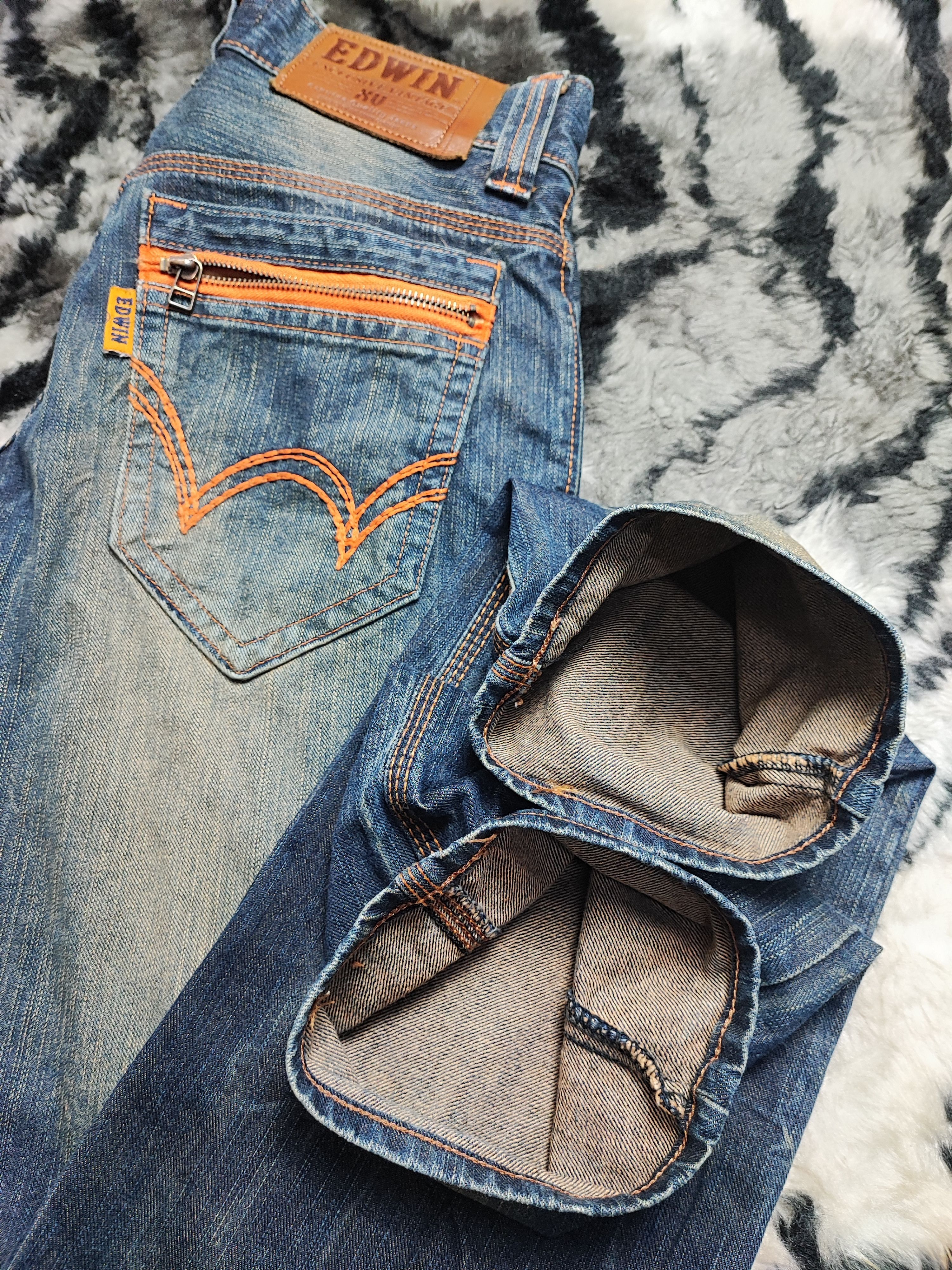 Edwin EDWIN VINTAGE XV FADED JEANS VERY RARE Size US 30 / EU 46 - 21 Thumbnail
