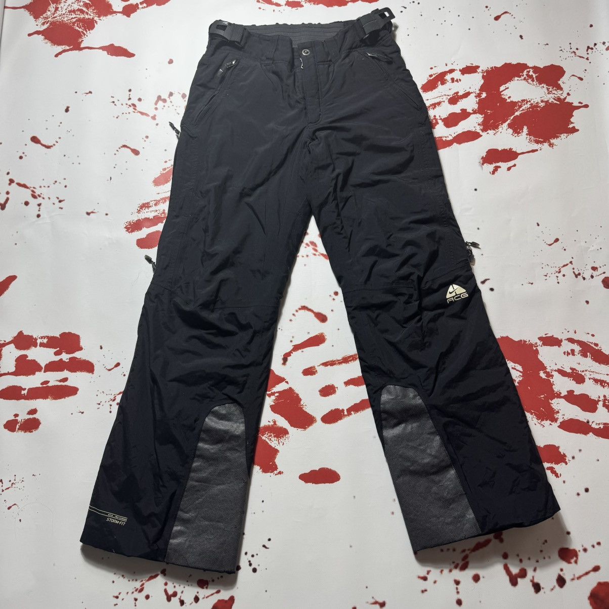 Nike ACG vintage 90s nike acg pants ski big logo Size US 32 / EU 48 - 1 Thumbnail