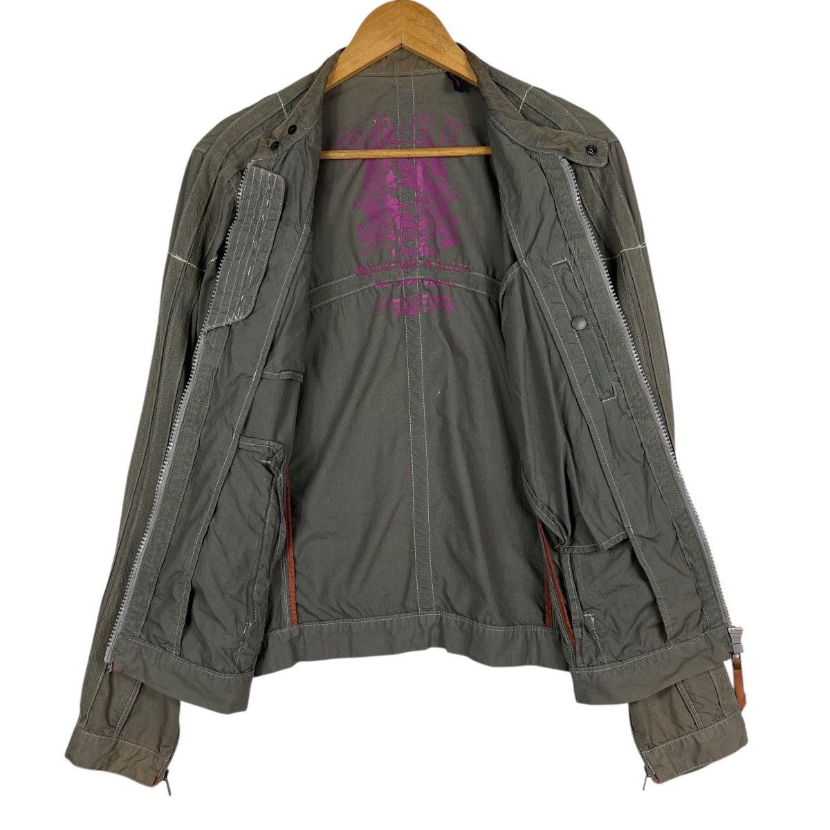 BAL 🔥 Ball Zip Up Rider Moto Jacket Size US M / EU 48-50 / 2 - 9 Thumbnail
