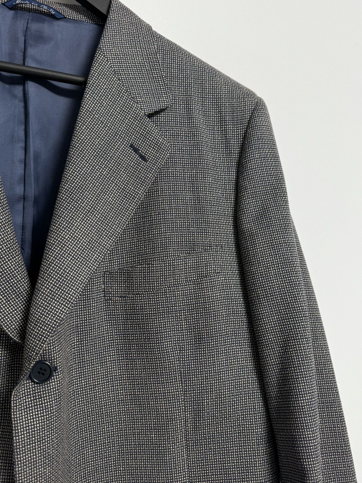 Canali Canali Blazer Men’s Blue Luxury Wool Silk 60-R Size Size 54L - 13 Thumbnail