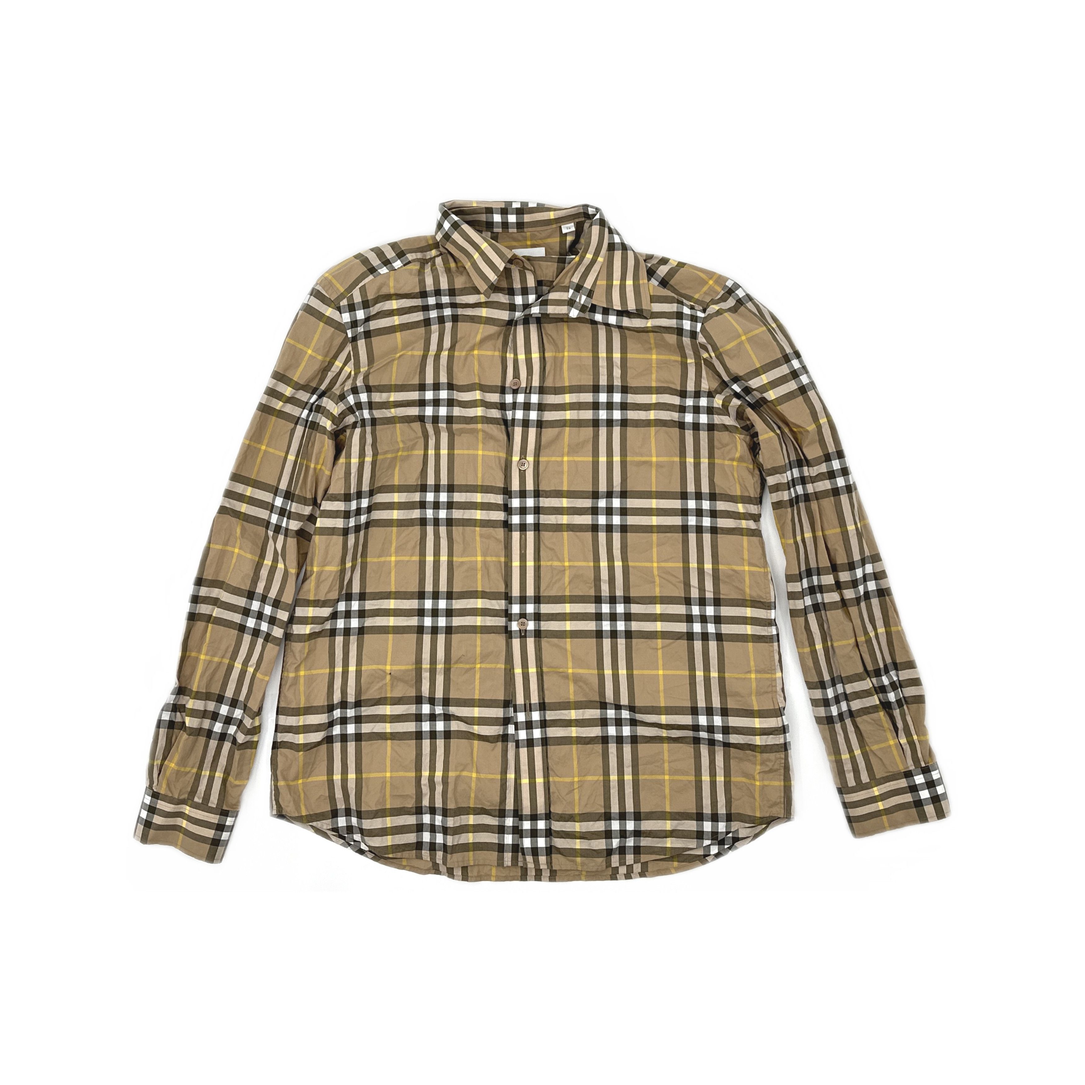 Burberry Burberry Check Button Up Shirt XL Size US XL / EU 56 / 4 - 1 Thumbnail