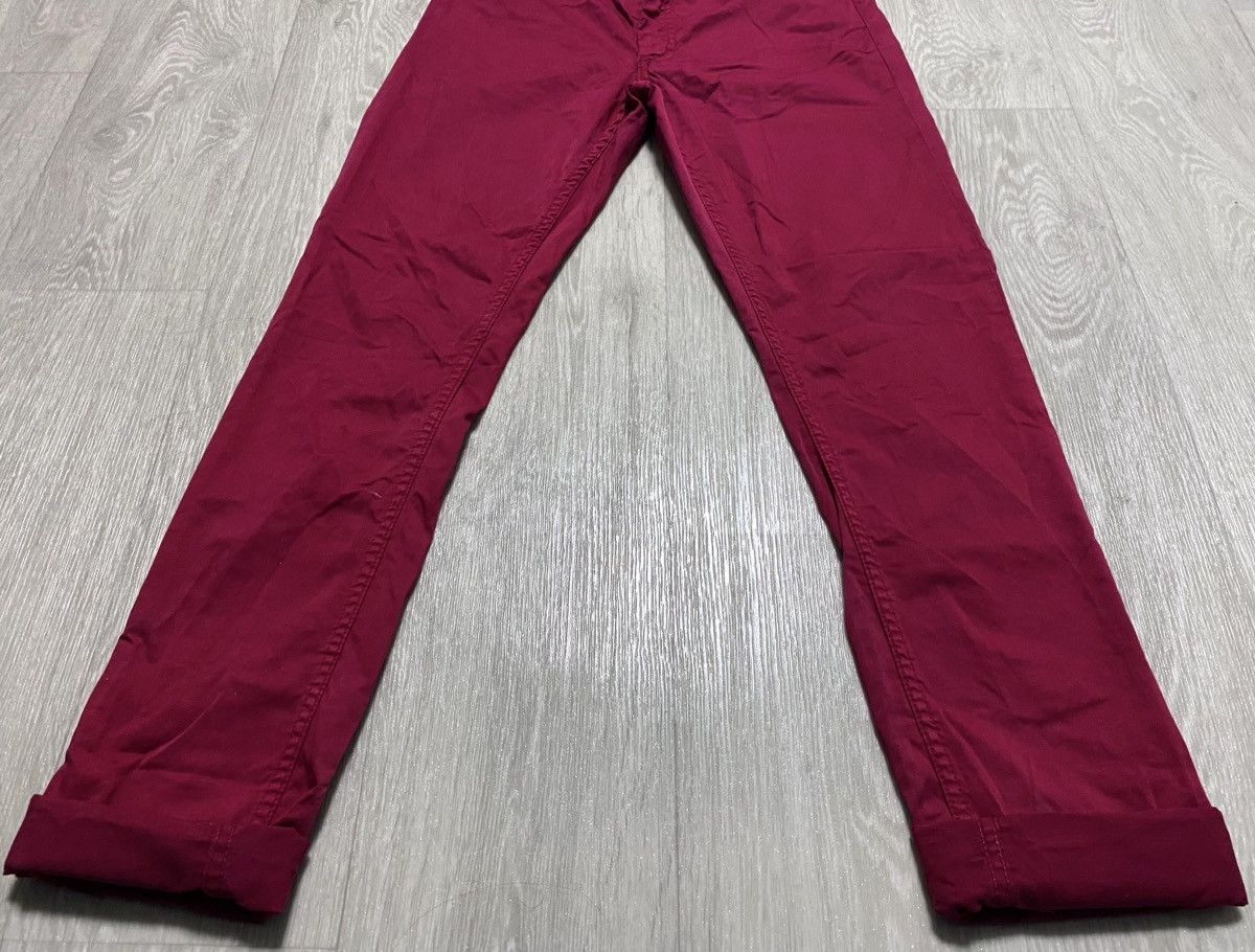 Acne Studios Womens Acne Studios Flex Satin Red Cotton Stretch Pant Jeans Size 28" / US 6 / IT 42 - 7 Thumbnail