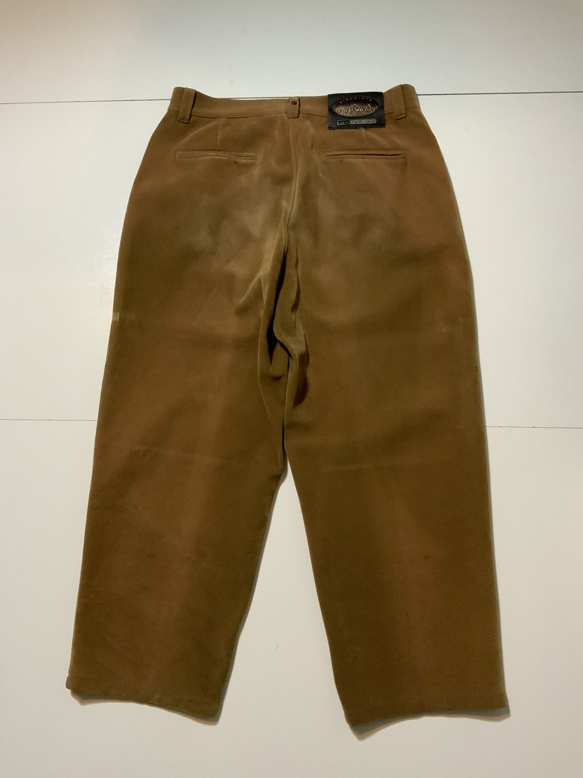 Pelle Pelle × Vintage 90s Y2K 2000s Pelle Pelle City Slicker Faux Leather Pants Size US 36 / EU 52 - 4 Thumbnail