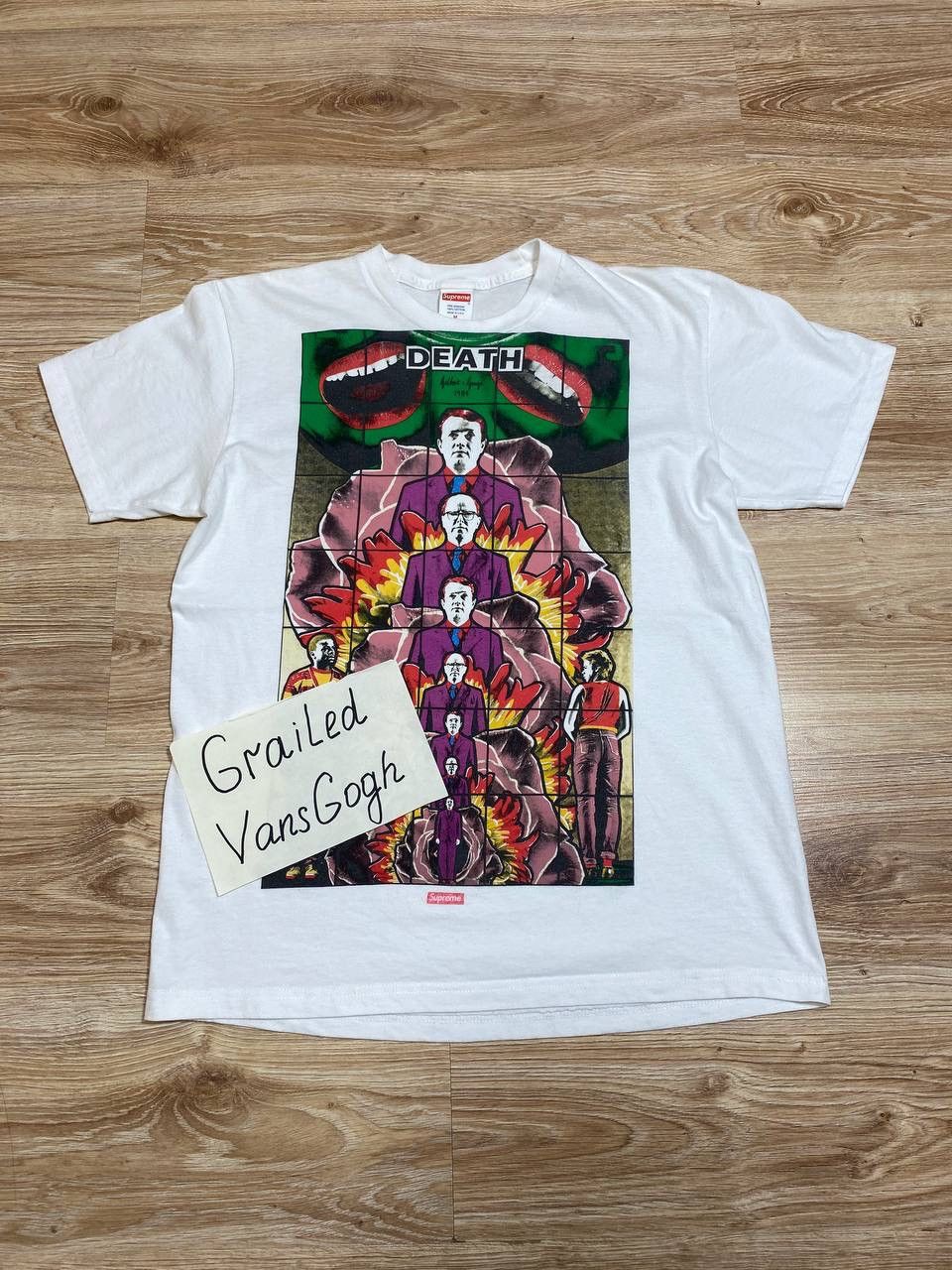 Supreme Gilbert and George DEATH Tee Size US M / EU 48-50 / 2 - 2 Thumbnail