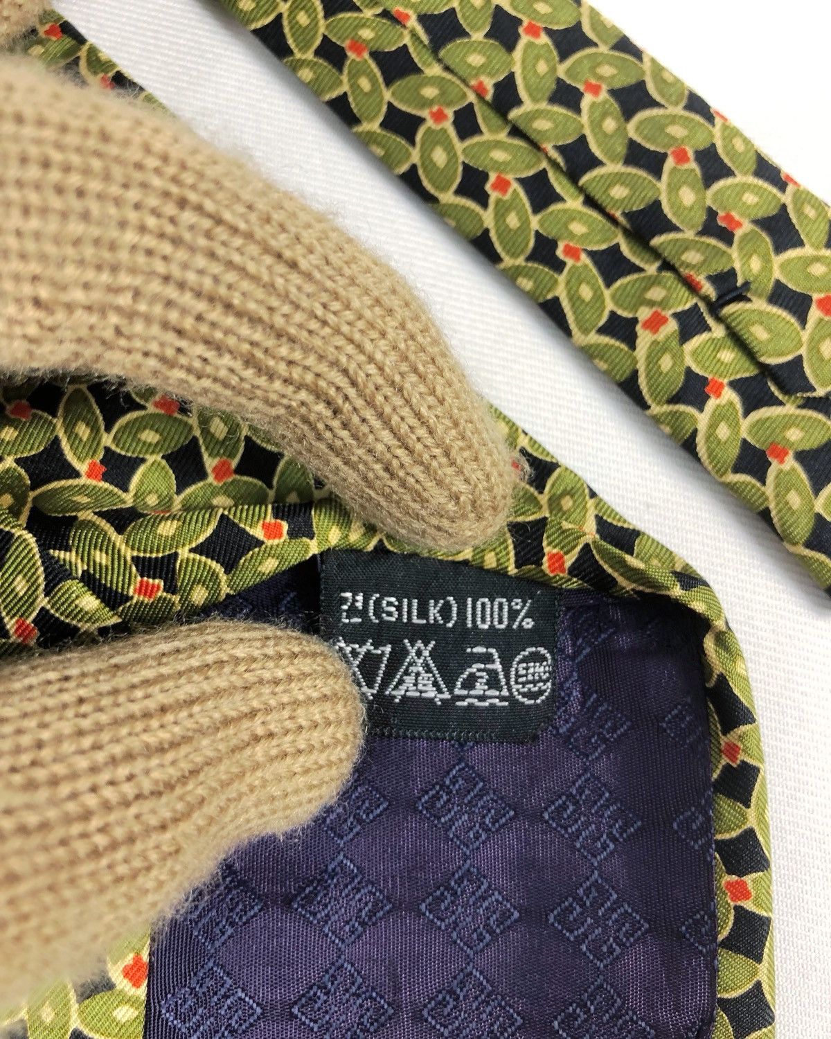 Givenchy Rare Vintage Monsieur Givenchy Silk Tie Size ONE SIZE - 6 Thumbnail