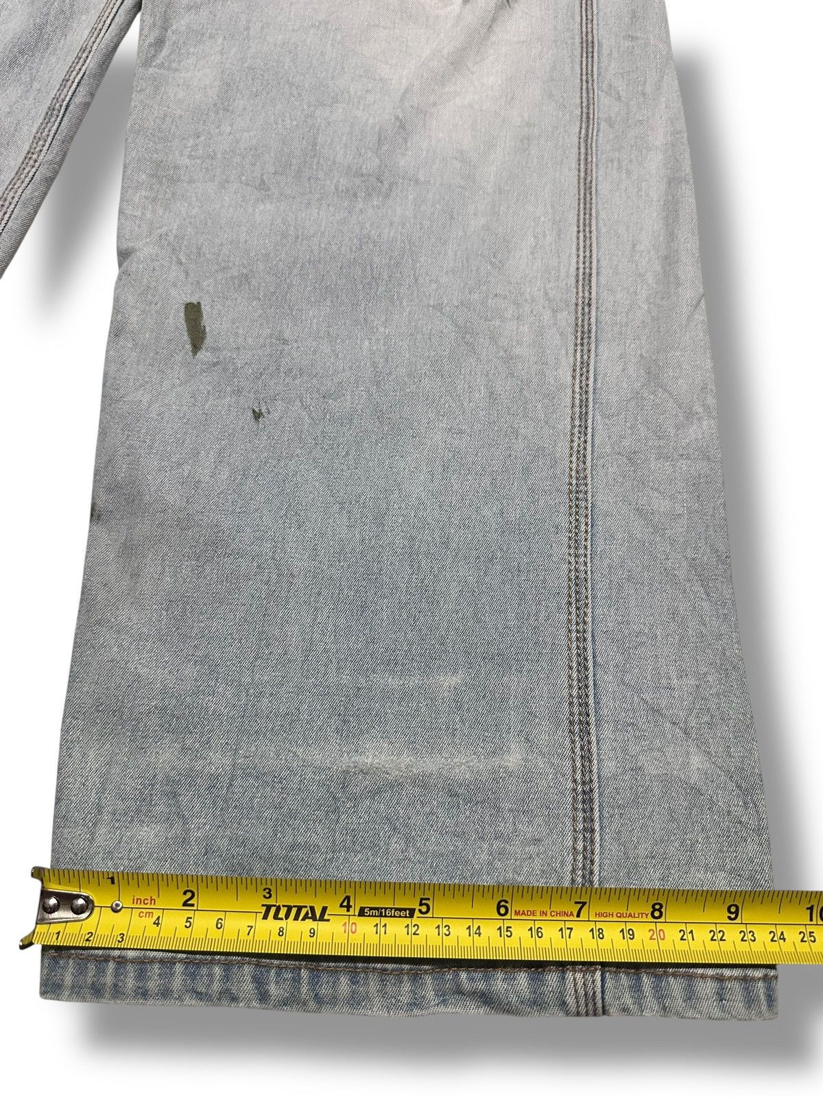 Japanese Brand BC Factory Distressed Baggy Loose Style With Faded Wash Size US 30 / EU 46 - 16 Thumbnail
