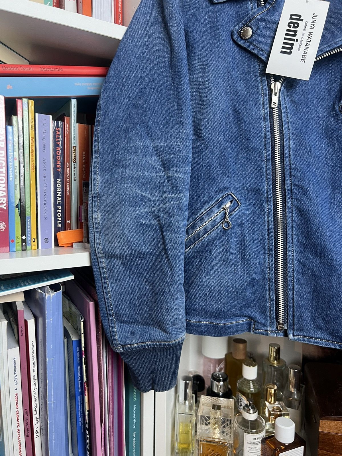 Japanese Brand × Junya Watanabe Junya Watanabe DENIM cropped boxy ramones jacket M archive Size US M / EU 48-50 / 2 - 4 Thumbnail
