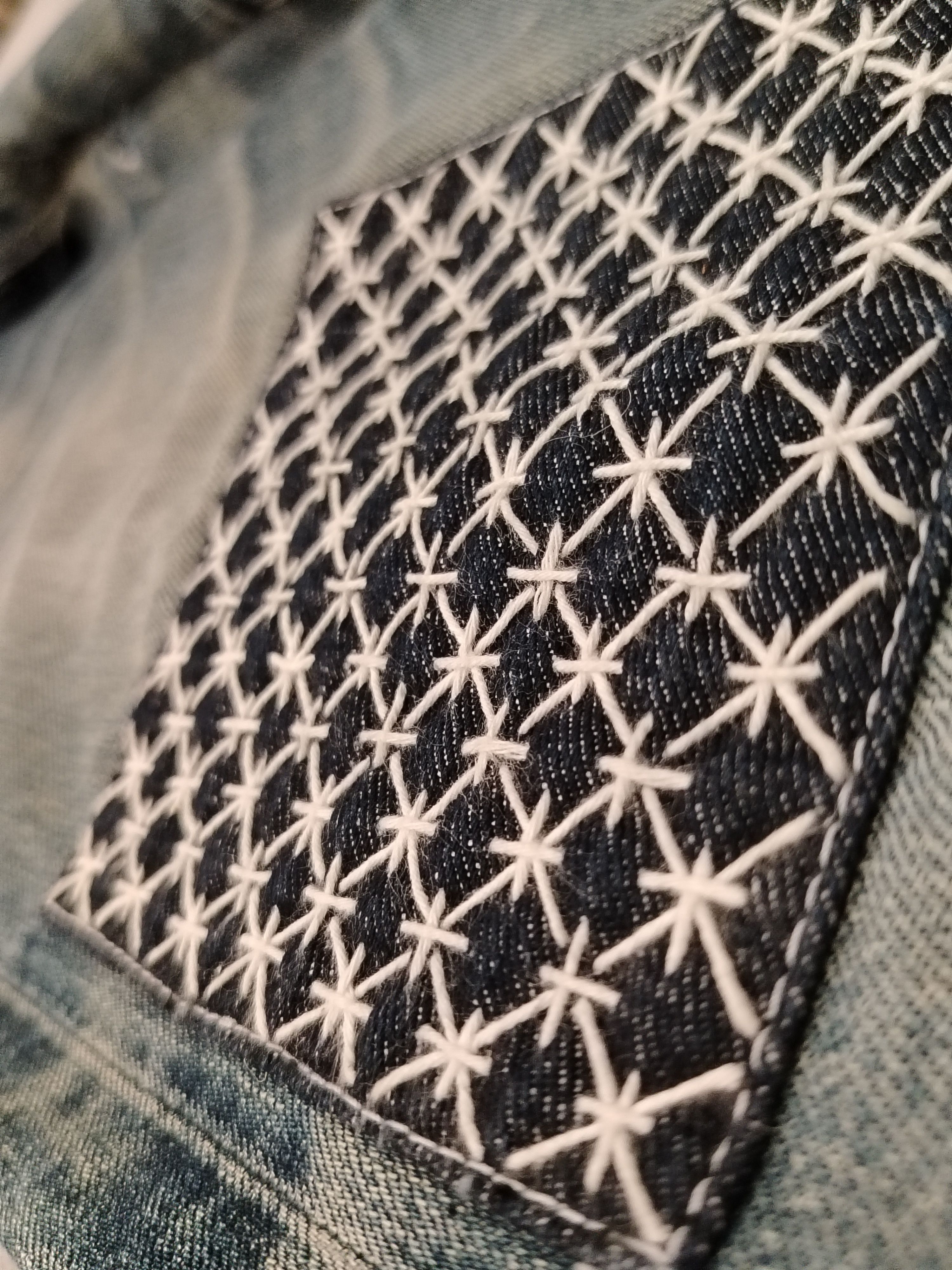 Evisu Evisu Jeans Vintage (Evis) Daicock Boro Remaked Size US 32 / EU 48 - 10 Thumbnail