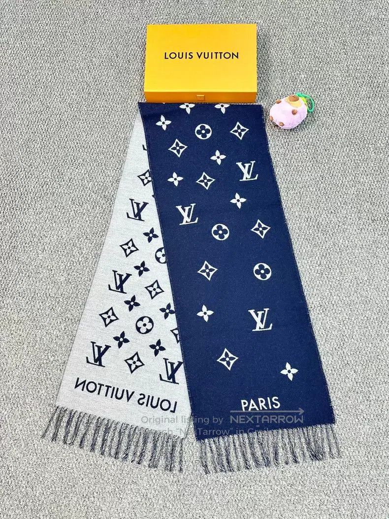 Louis Vuitton Louis Vuitton Gray-blue double-sided full-printed logo tas Size ONE SIZE - 1 Thumbnail