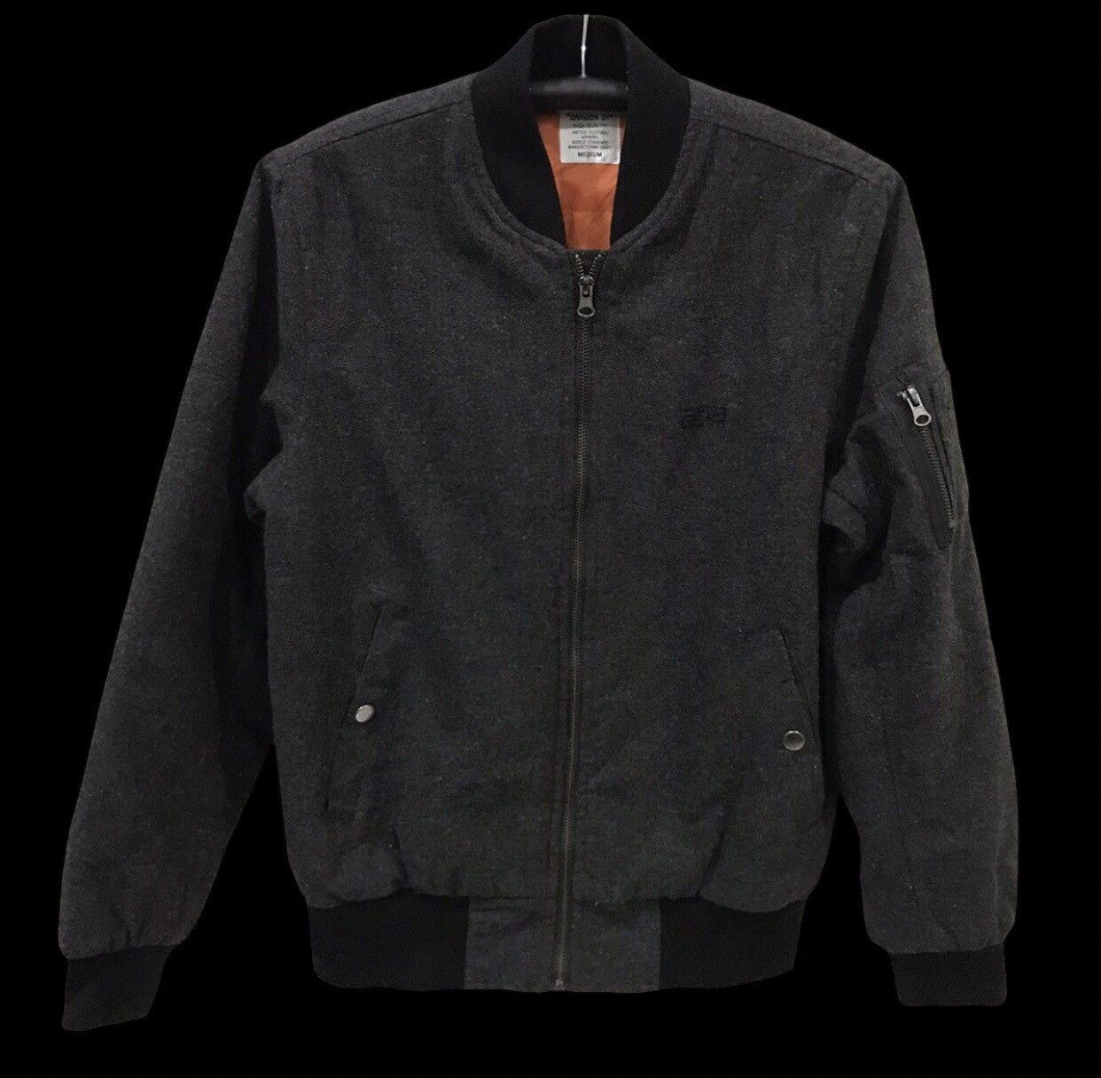 Japanese Brand DIVISION 01 Japan Wool Bomber Jacket Size US M / EU 48-50 / 2 - 1 Thumbnail