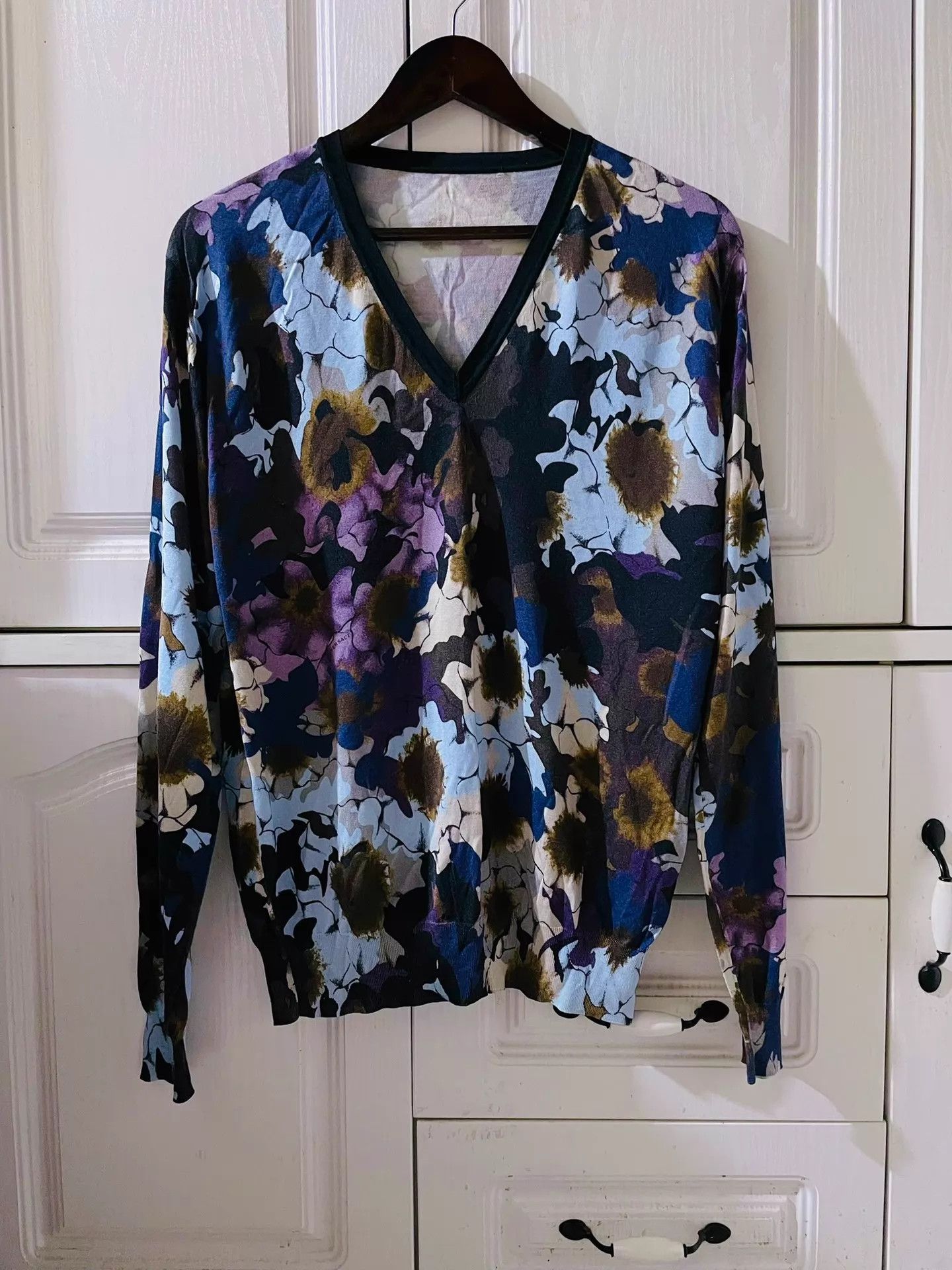 Versace Versace Runway Floral All-Over Print Long Sleeve Size US M / EU 48-50 / 2 - 1 Thumbnail