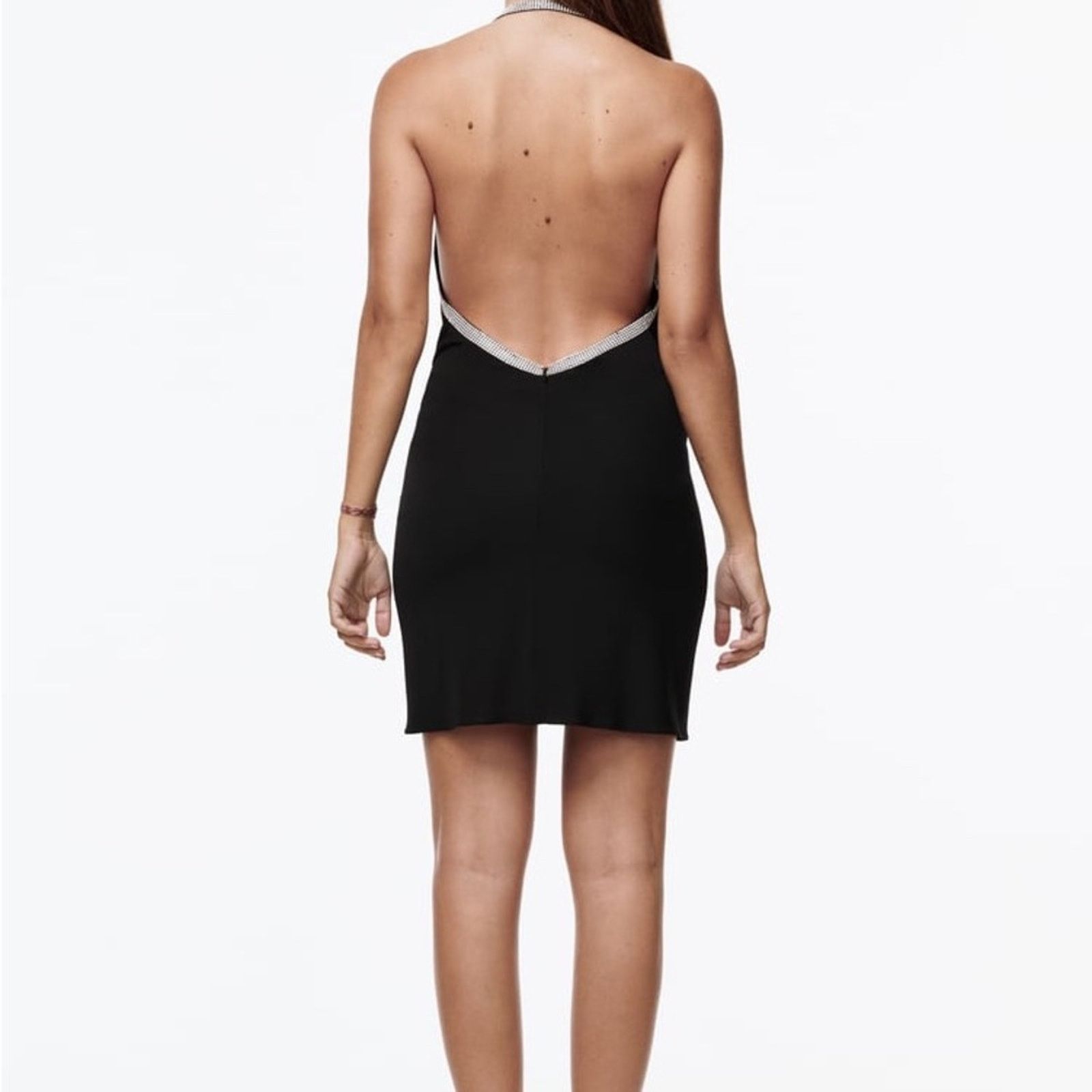 Zara ZARA RHINESTONE DRAPED DRESS LIMITED EDITION Size S / US 4 / IT 40 - 8 Thumbnail