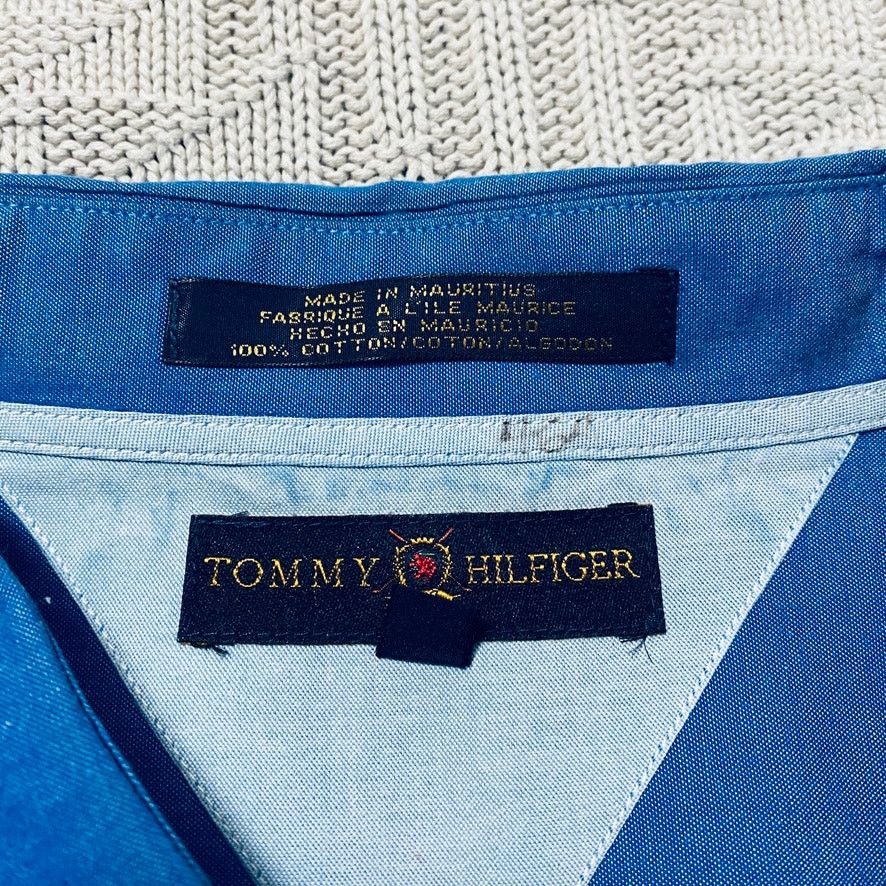 Tommy Hilfiger Tommy Hilfiger solid blue button down Size US XXL / EU 58 / 5 - 4 Thumbnail