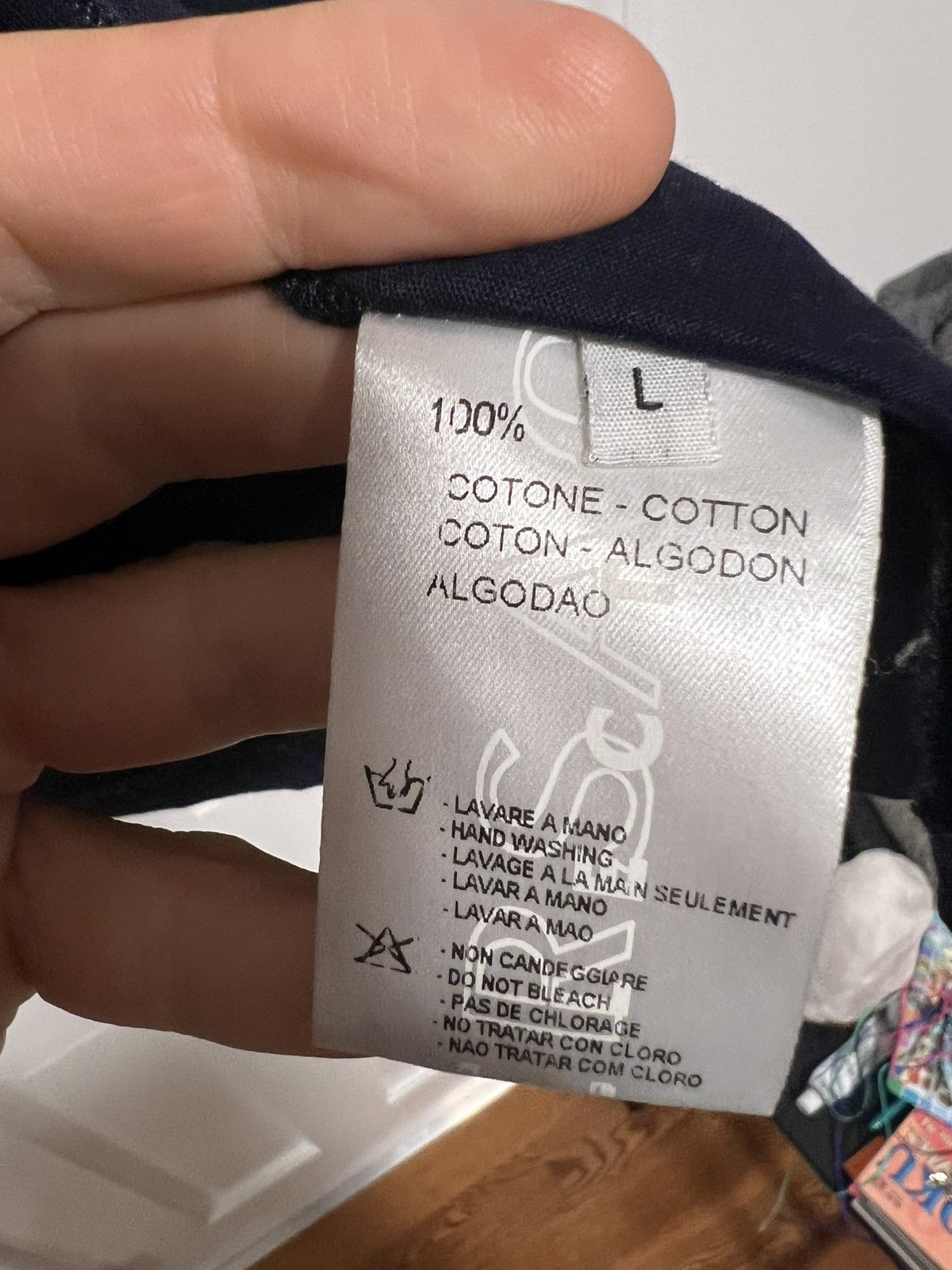 Versace Navy long sleeve shirt Size US M / EU 48-50 / 2 - 4 Thumbnail