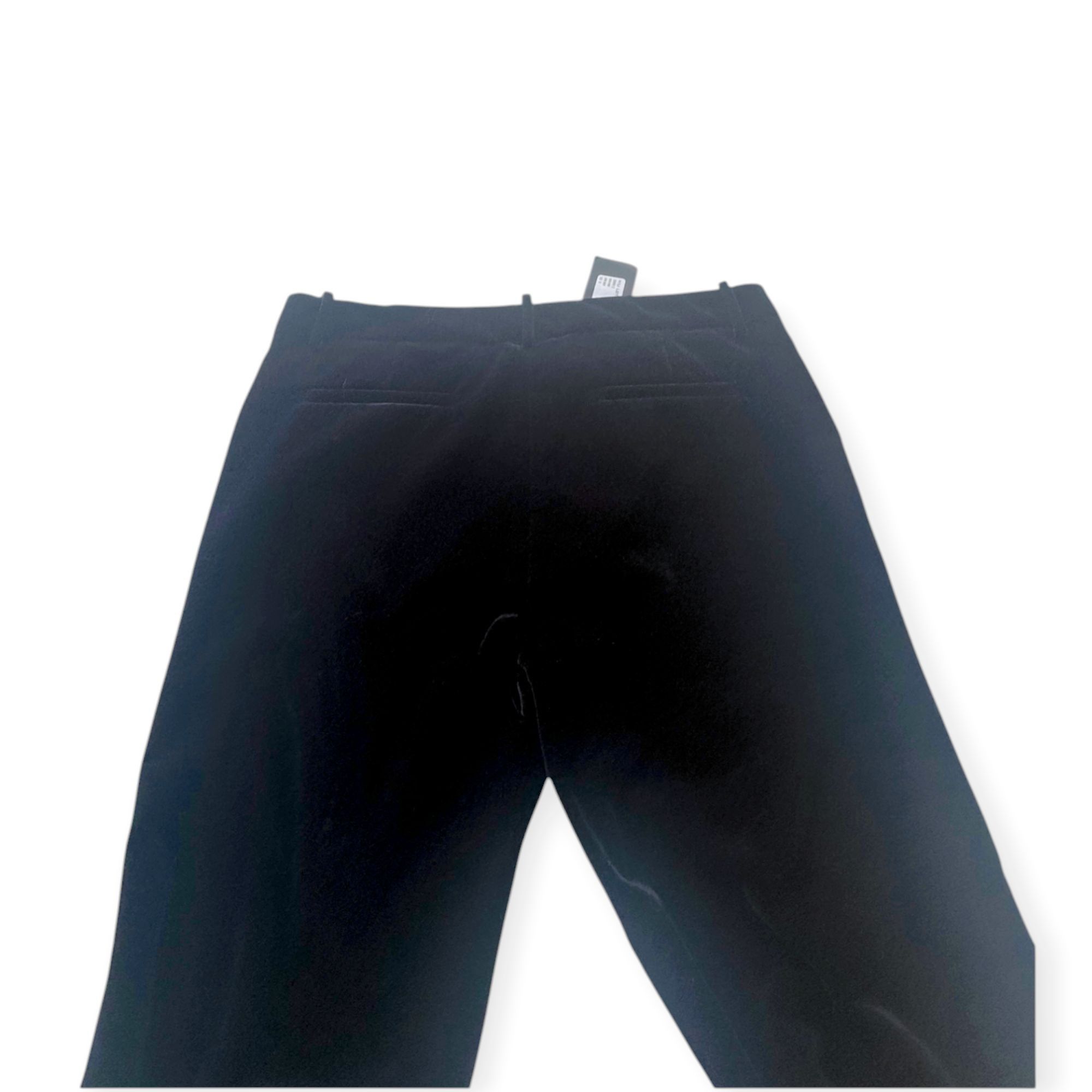 Nili Lotan Nili Lotan Derek Velvet Flared Pants, Dark Navy, Made in USA Size 32" / US 10 / IT 46 - 10 Thumbnail