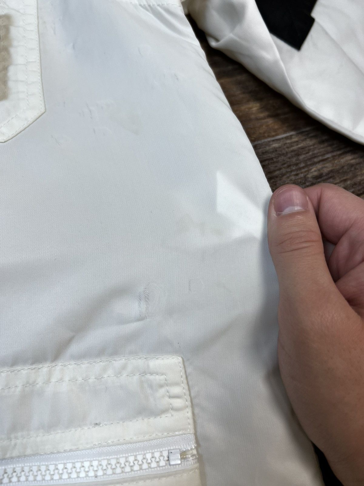Dolce & Gabbana × Vintage 90’s Vintage Dolce Gabbana Patches White Over shirt Jacket Size US M / EU 48-50 / 2 - 17 Thumbnail