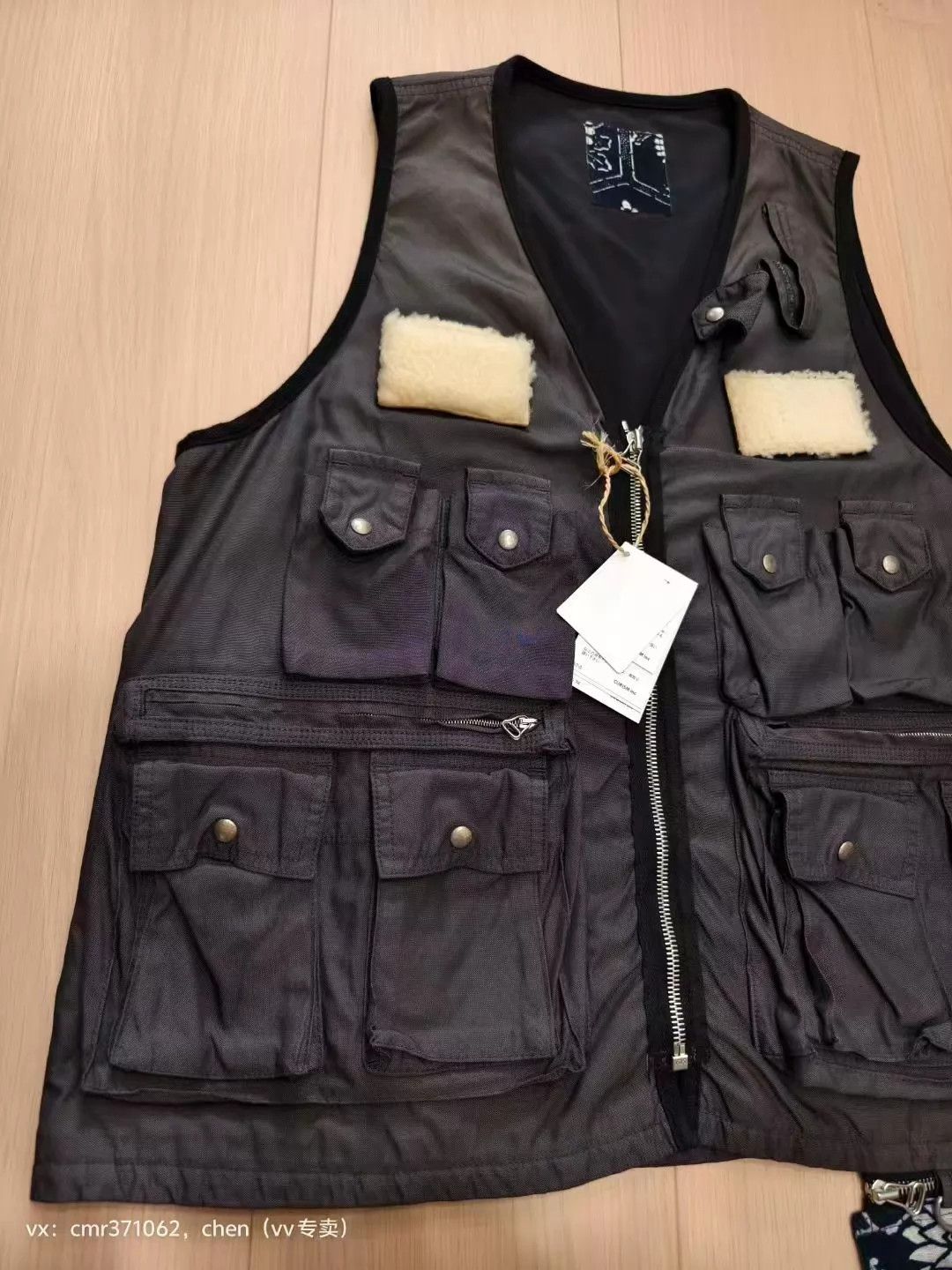 Visvim visvim 20 ICT Fisherman Vest Black 3 Nylon/Cotton Riri Zip Kofu Size US L / EU 52-54 / 3 - 3 Thumbnail