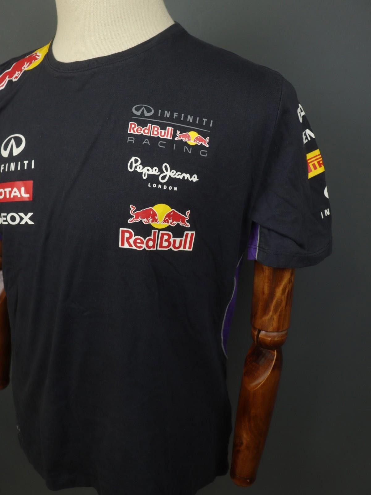 Designer Pepe Jeans London Navy Crew Red Bull Racing Shirt Size 2XL Size ONE SIZE - 5 Thumbnail