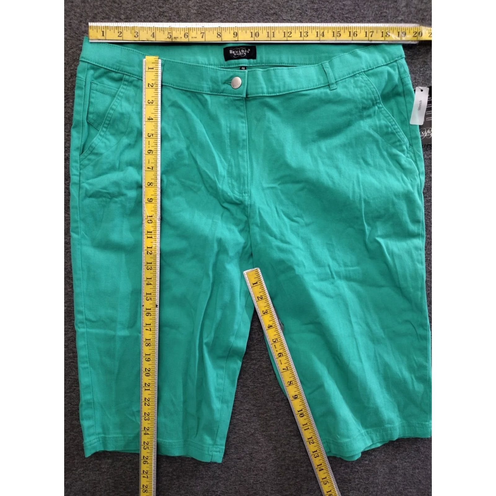 Vintage Bexley's Woman Chino Shorts Shirt? Size 34" / US 12 / IT 48 - 4 Thumbnail