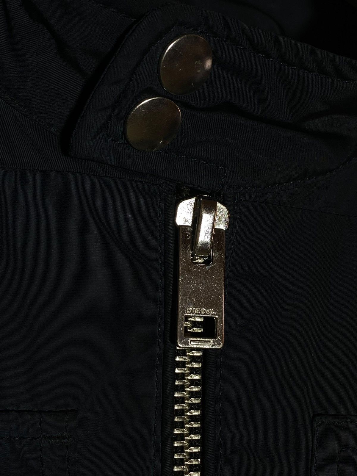 Diesel 🔥 DIESEL TECH ZIP WINDBREAKER JACKET Y2K MOTOCORE STYLE 🔥 Size US M / EU 48-50 / 2 - 11 Thumbnail