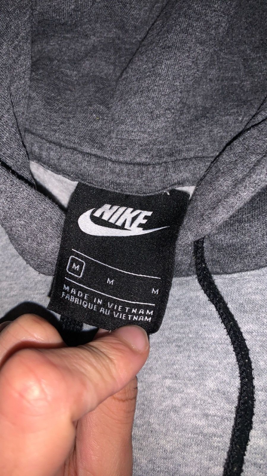 Nike Nike hoodie ( grey & black ) Size US S / EU 44-46 / 1 - 2 Thumbnail