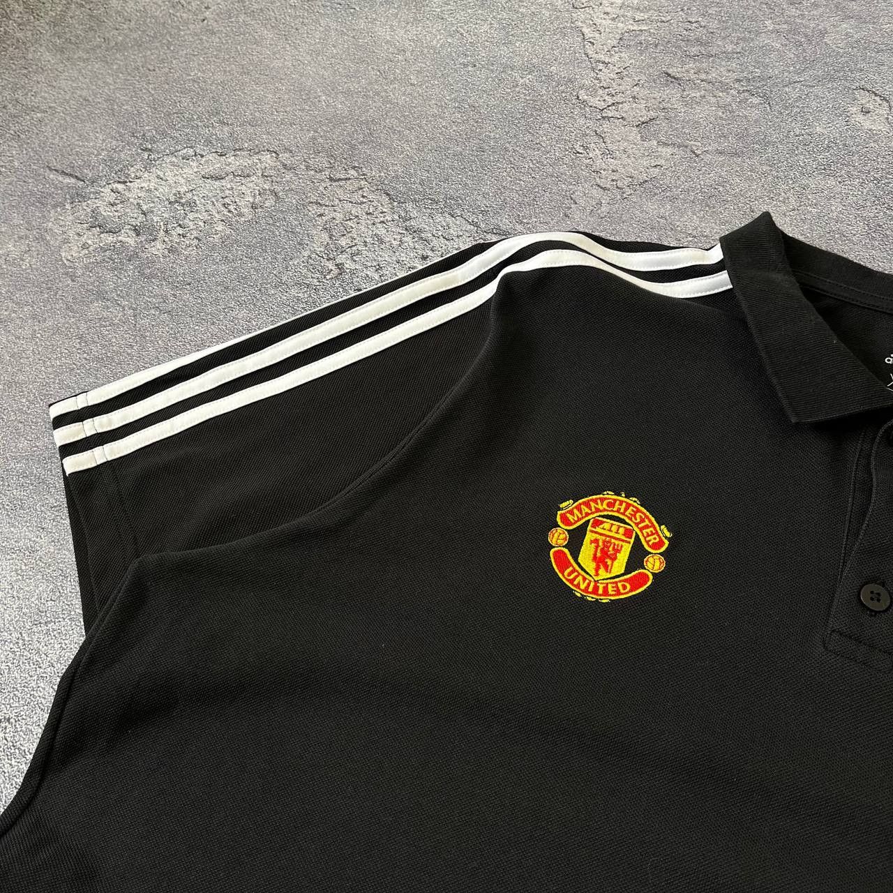 Adidas 2022-23 Manchester United adidas Polo Shirt Soccer Blockore Size US XL / EU 56 / 4 - 9 Thumbnail