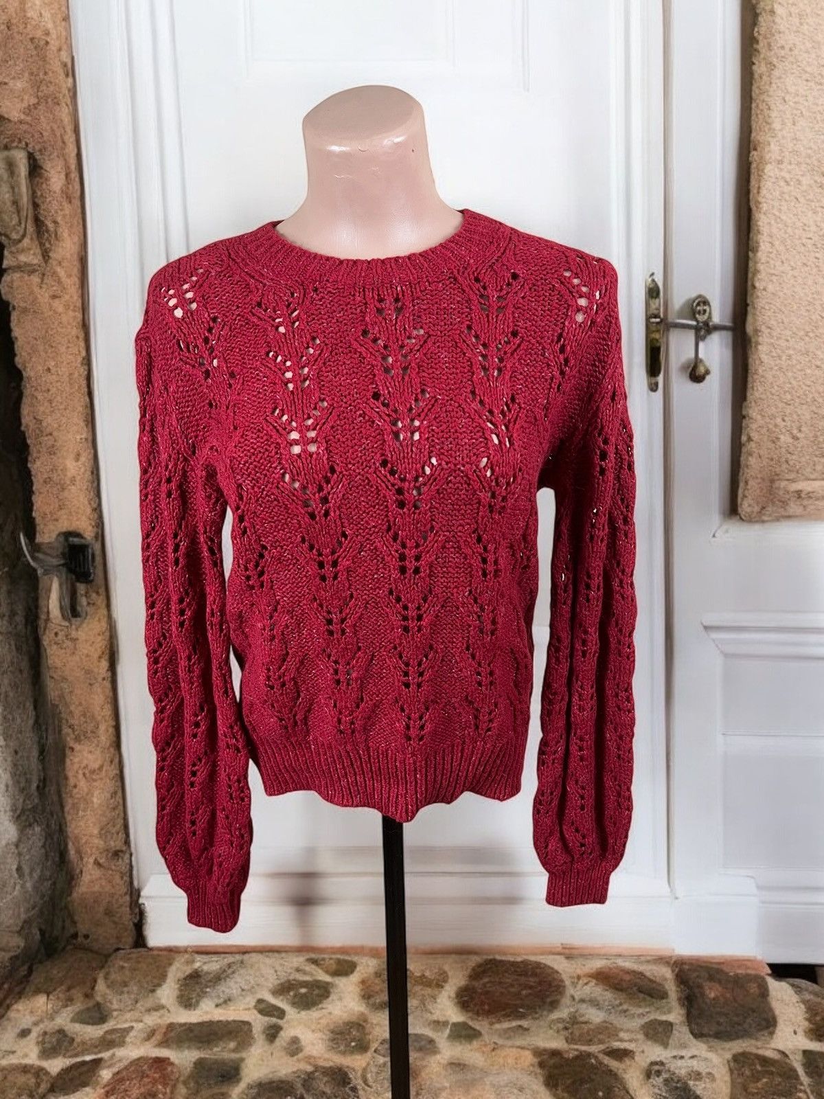 Abercrombie & Fitch Abercombie & Fitch red sweater size S Size S / US 4 / IT 40 - 1 Thumbnail