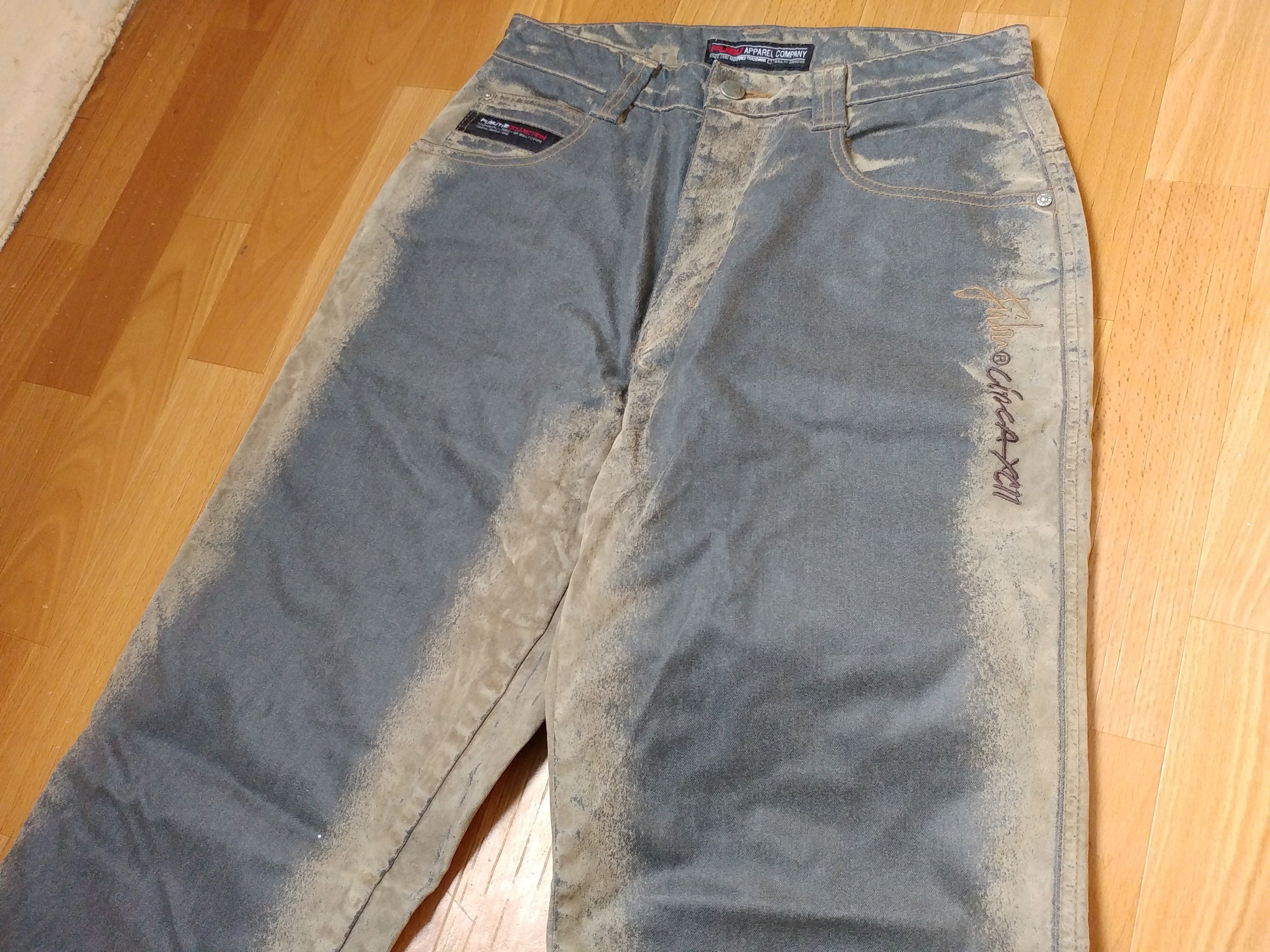 Fubu FUBU jeans, vintage baggy jeans, 90s hip hop skater Y2K 28 Size US 28 / EU 44 - 10 Thumbnail