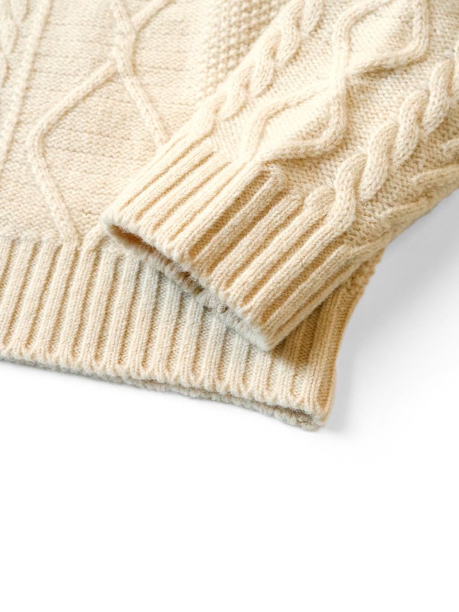 Kapital Kapital 5G Wool Cable Knit PROFILE RAINBOWY Patch Sweater Size US L / EU 52-54 / 3 - 8 Thumbnail