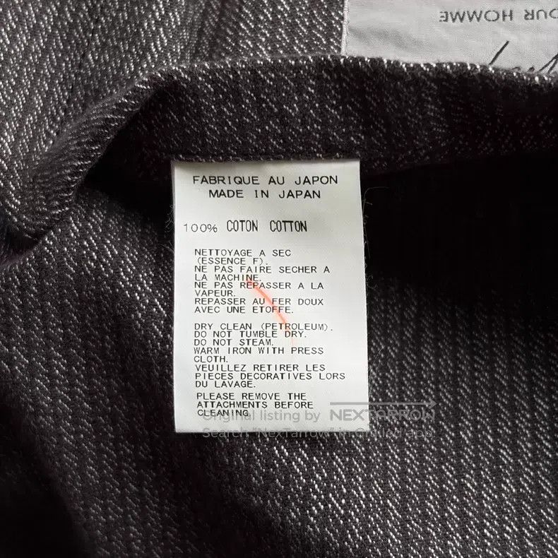 Yohji Yamamoto Yohji Yamamoto size 3 10 SS insignia gray stripe blazer Size 36R - 8 Thumbnail