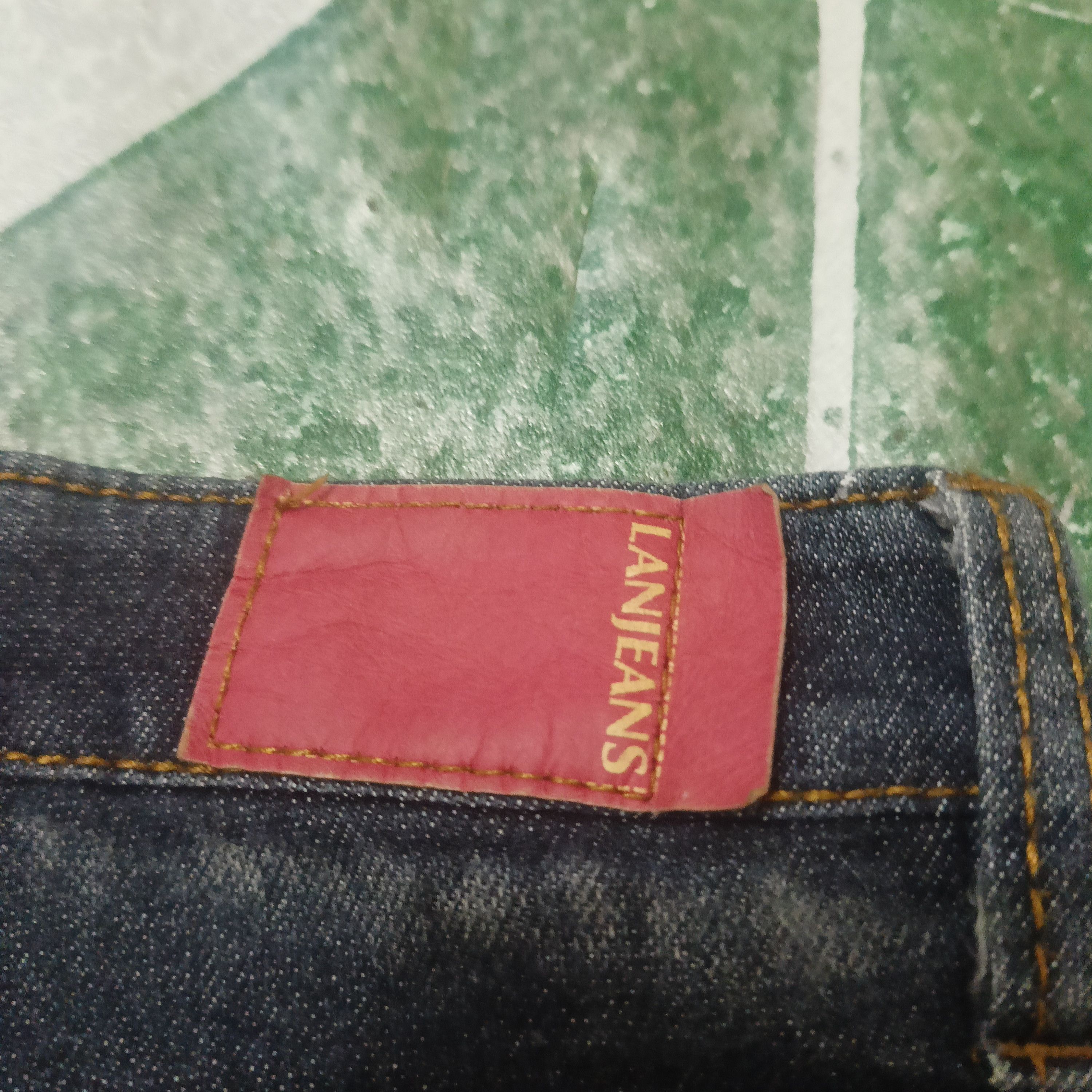 Japanese Brand Lan Jeans Flared Ripped Bootcut Size 27" / US 4 / IT 40 - 13 Thumbnail
