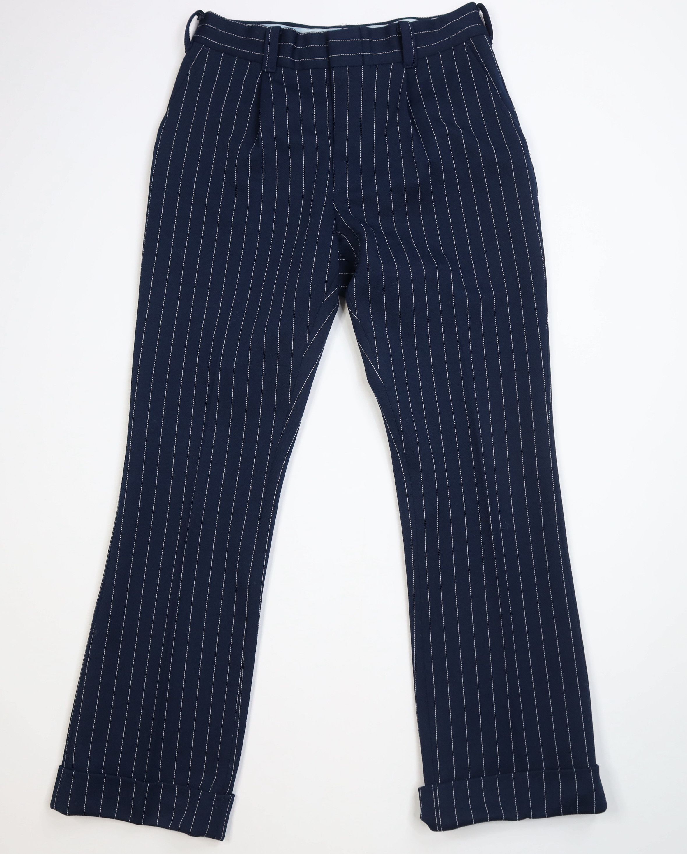 Vintage 70s Streetwear Knit Flared Wide Leg Chino Pants USA