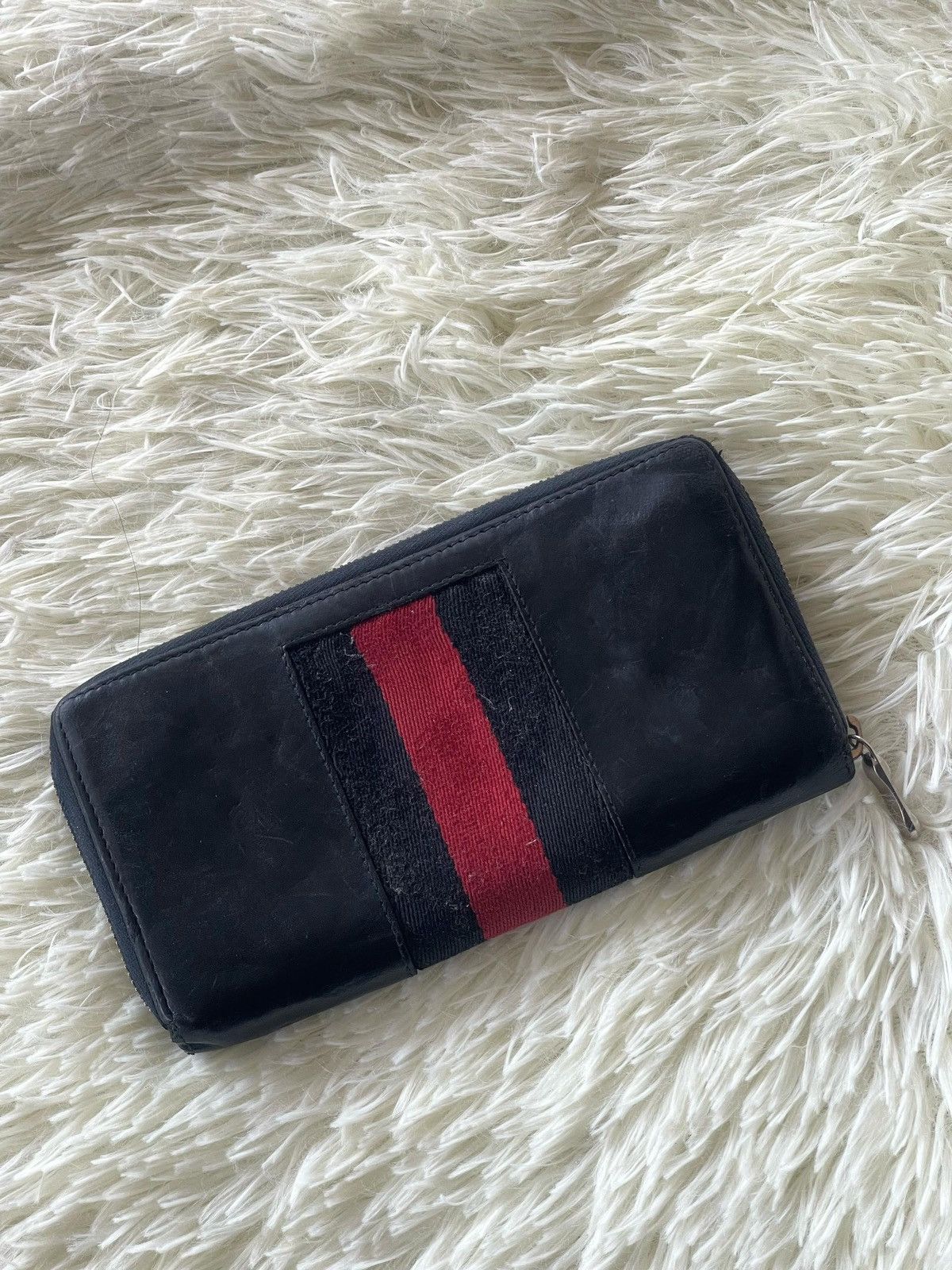 Designer × Gucci × Vintage Gucci Sherry Line Zipper Wallet Size ONE SIZE - 6 Thumbnail