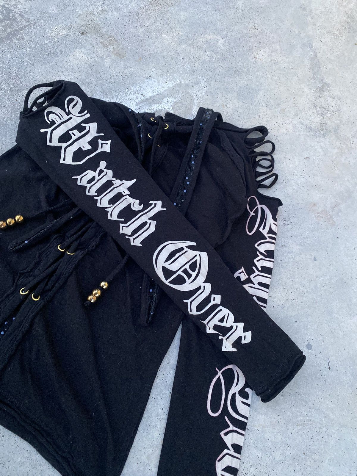 Japanese Brand Grunge Skull Gothic ifsixwasnine styled Goa Punk Tees Size XS / US 0-2 / IT 36-38 - 10 Thumbnail