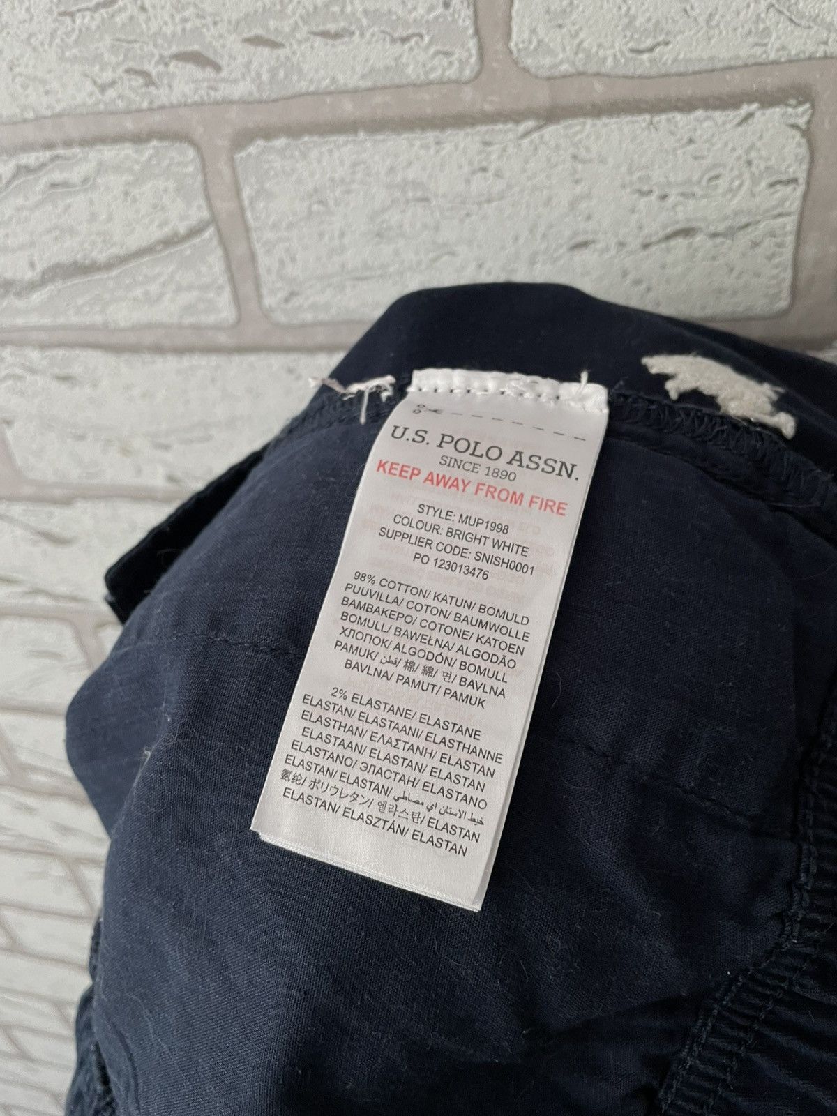 Designer × U.S. Polo Assn. Us Polo Assn USPA Monogram Shorts Size US 32 / EU 48 - 4 Thumbnail