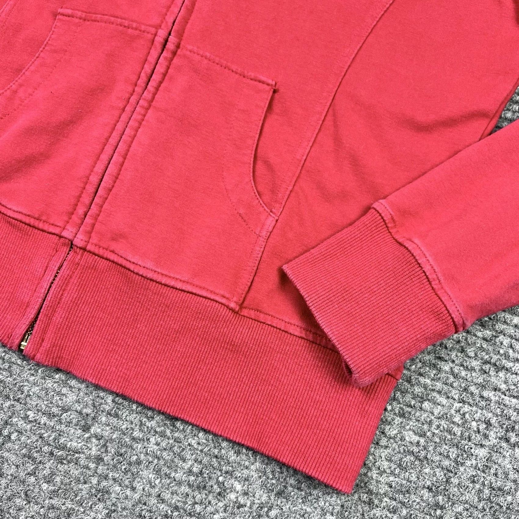 Coogi COOGI Jacket Womens Small Red Embroidered Rhinestone Zip Up Hoodie Stretch Knit Designer Size S / US 4 / IT 40 - 6 Thumbnail