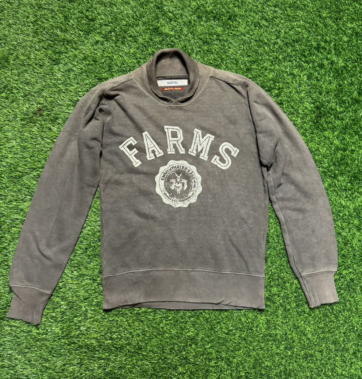 Japanese Brand vintage KAPITAL - distress longsleeve tshirt Size US S / EU 44-46 / 1 - 2 Thumbnail