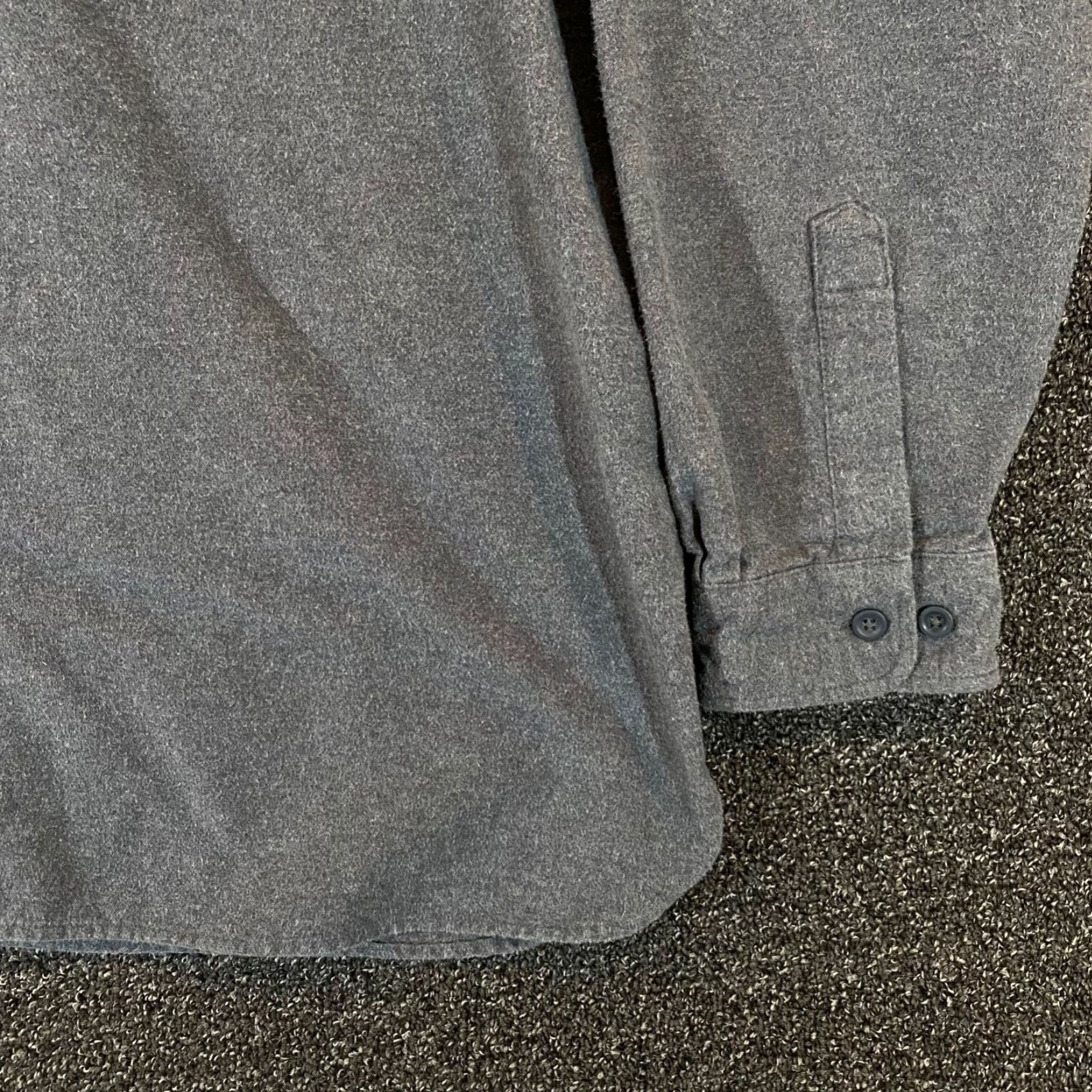 Vintage LL Bean Chamois Shirt Mens 2XL XXL Grey Heather Button Up Traditional Fit Cotton Shirt Men Wool? No. Size US XXL / EU 58 / 5 - 5 Thumbnail