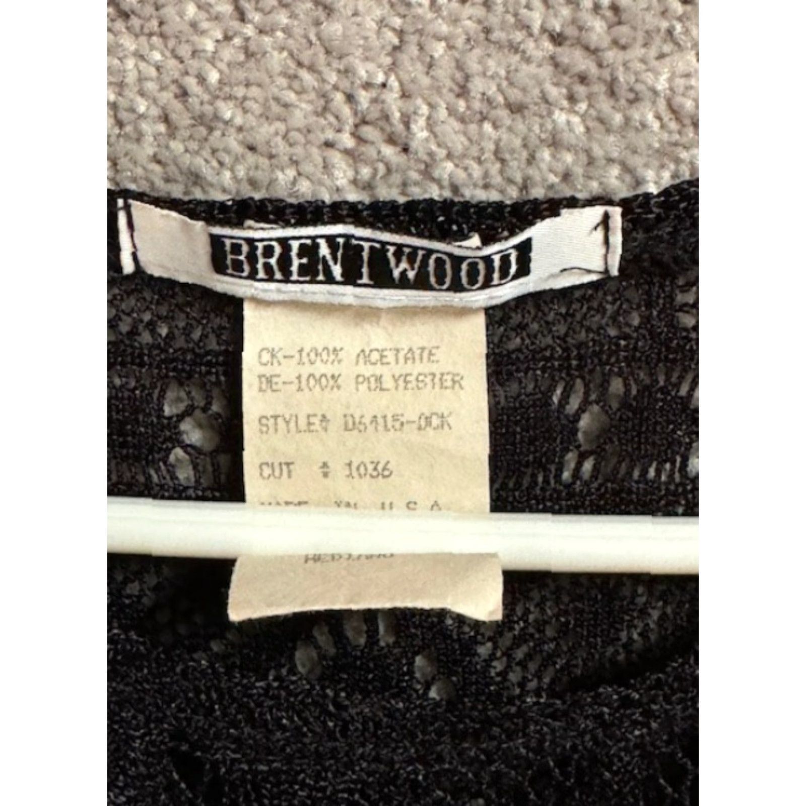 Vintage Brentwood Tunic Blouse Womens M Lace Boho Whimsigoth Grunge Vintage 90s USA Blouse M Black Lace Boho USA 80s 90s Womens Brentwood Tunic Blouse Size M / US 6-8 / IT 42-44 - 3 Thumbnail
