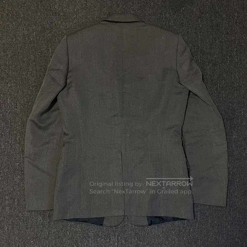 Burberry Burberry Gray Wool Silk Single Breasted Blazer. Size US M / EU 48-50 / 2 - 2 Thumbnail
