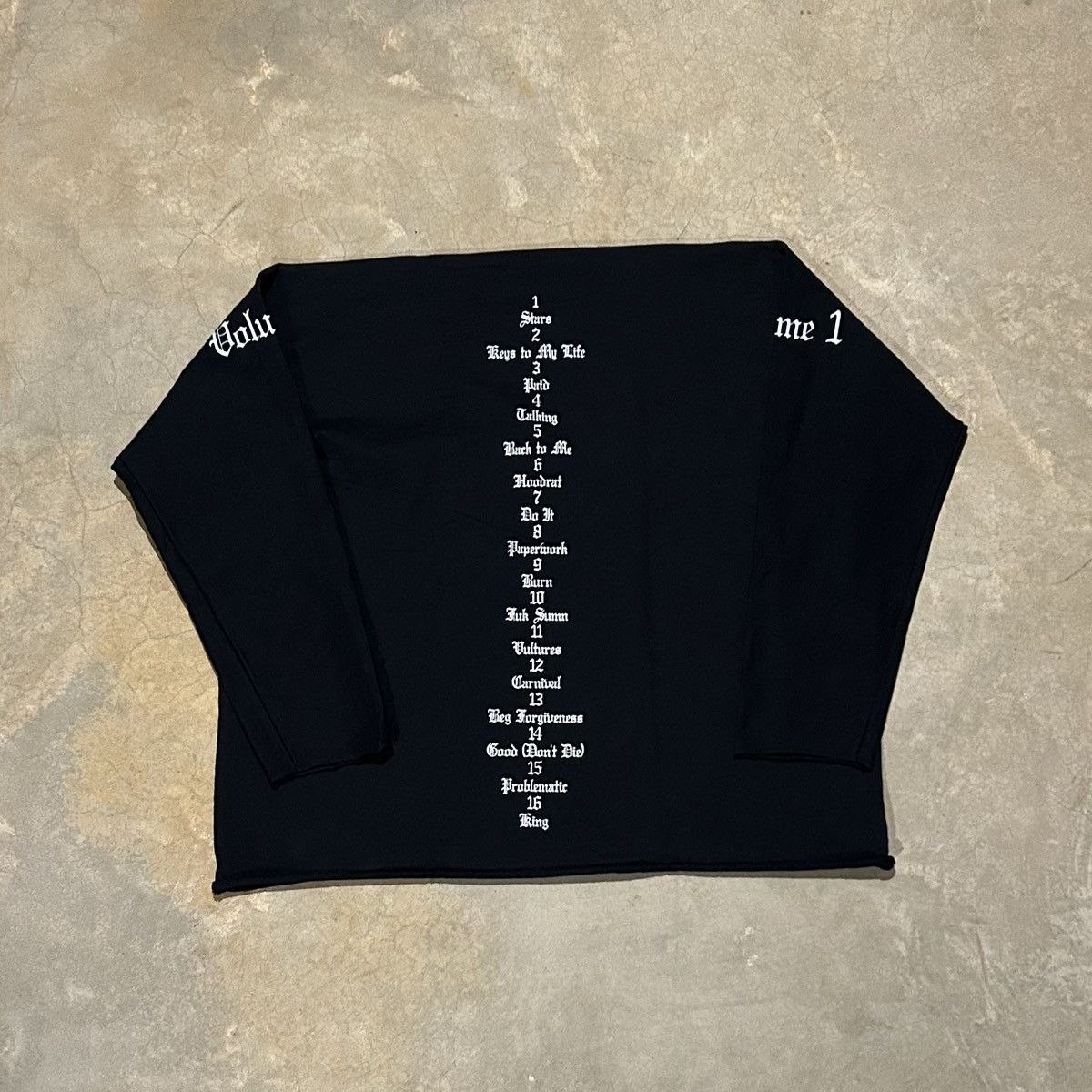 Kanye West × Yeezy Yeezy Vultures Volume 1 Album Longsleeve Tee Size US L / EU 52-54 / 3 - 6 Thumbnail