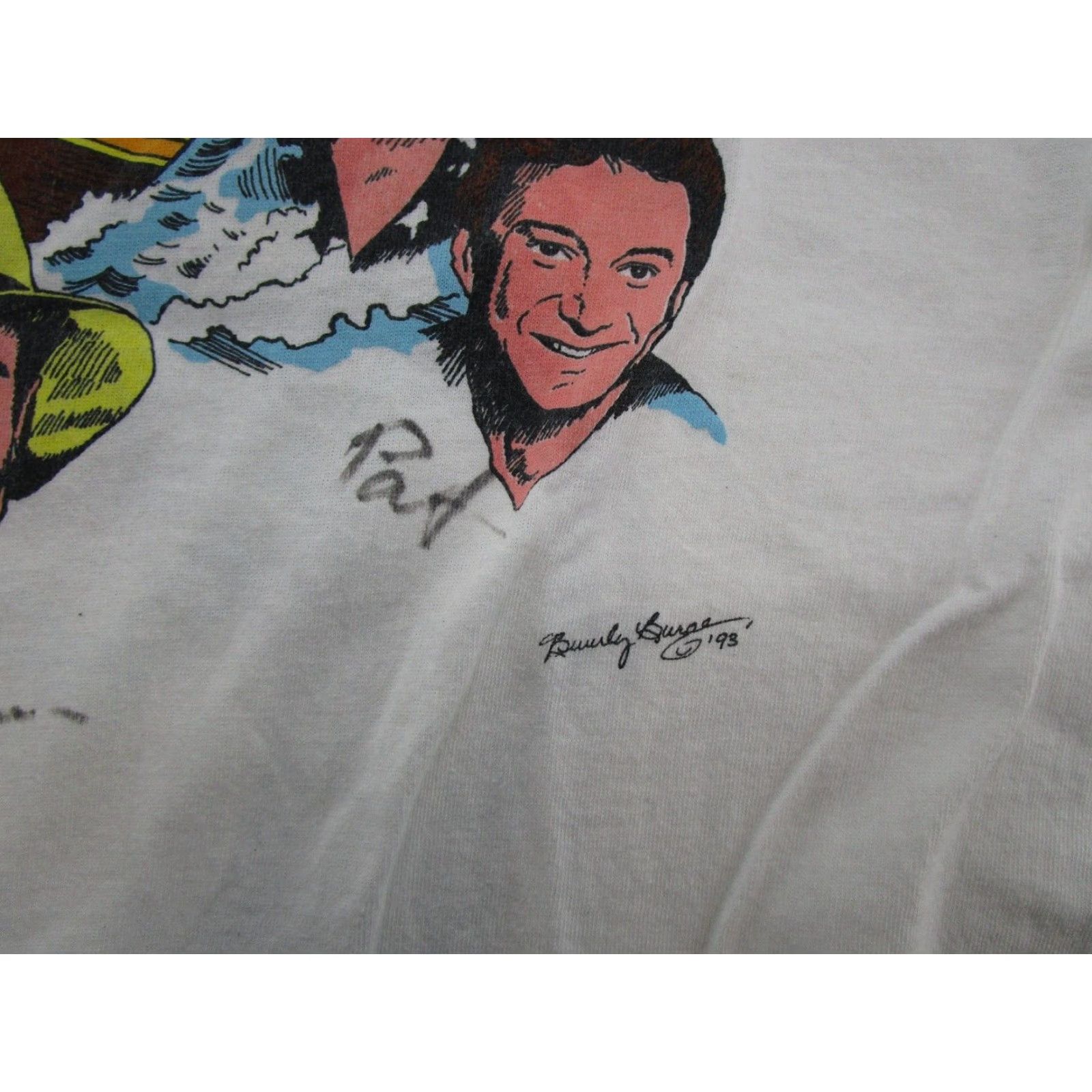 Fruit Of The Loom VINTAGE Pirates of the Mississippi Band Music SIGNED AUTOGRAPHED Shirt SZ L / Mens / White / Short Sleeve / T-Shirt Size US L / EU 52-54 / 3 - 5 Thumbnail