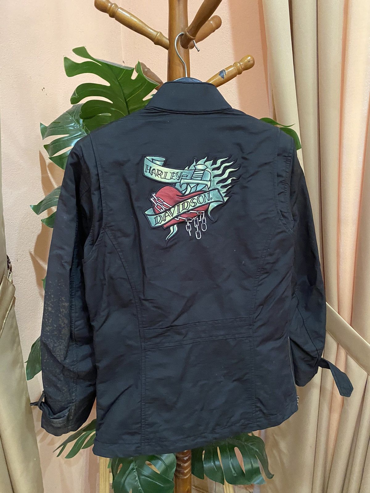 Harley Davidson Harley-Davidson Women’s Black Riding Jacket Size US XS / EU 42 / 0 - 15 Thumbnail