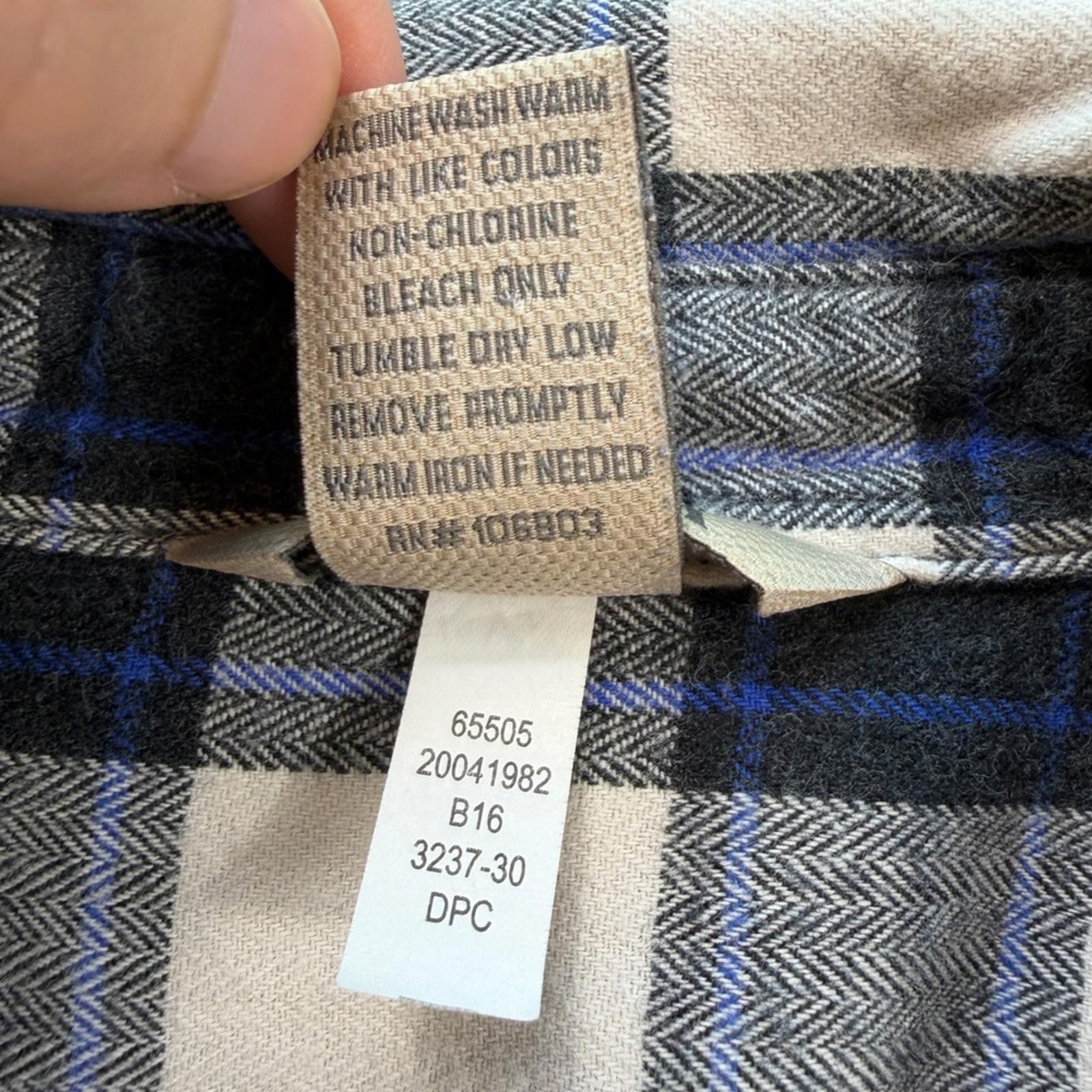 Duluth Trading Company Duluth Trading Company Mens Medium Blue Plaid Flannel Shirt Size US M / EU 48-50 / 2 - 5 Thumbnail