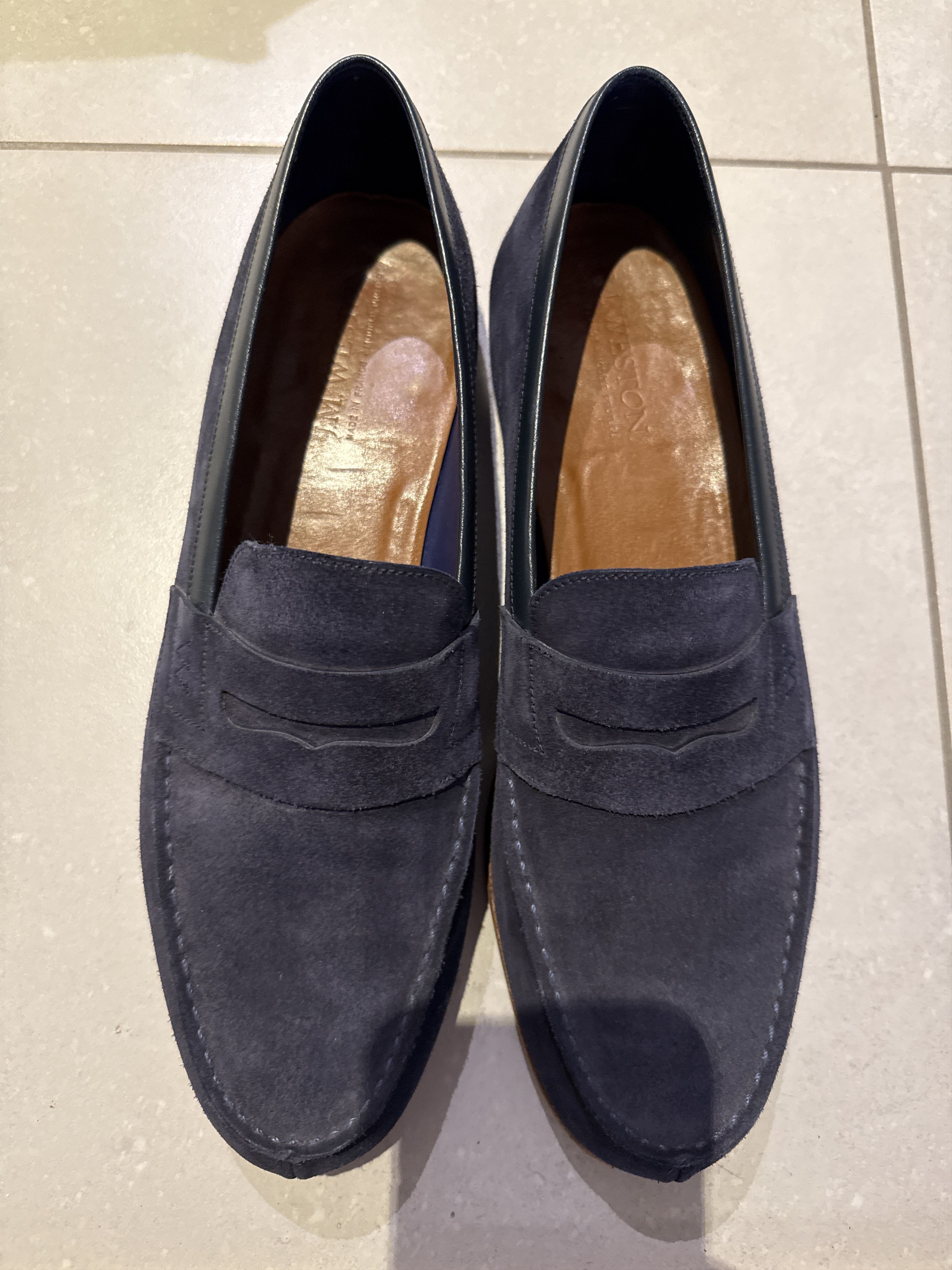 J.M. Weston J.M. Weston Moc Bue suede size 10C Size US 11 / EU 44 - 1 Thumbnail