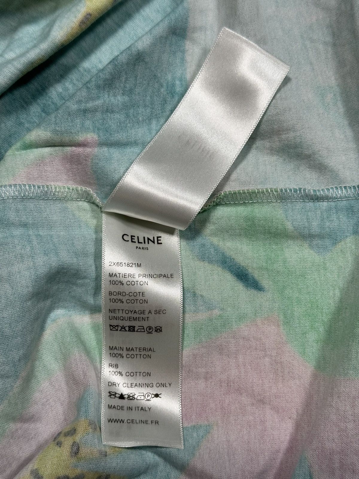 Celine × Hedi Slimane Celine x Hedi Slimane x Tyson Reeder Palm Tree T-Shirt Size US XXL / EU 58 / 5 - 9 Thumbnail