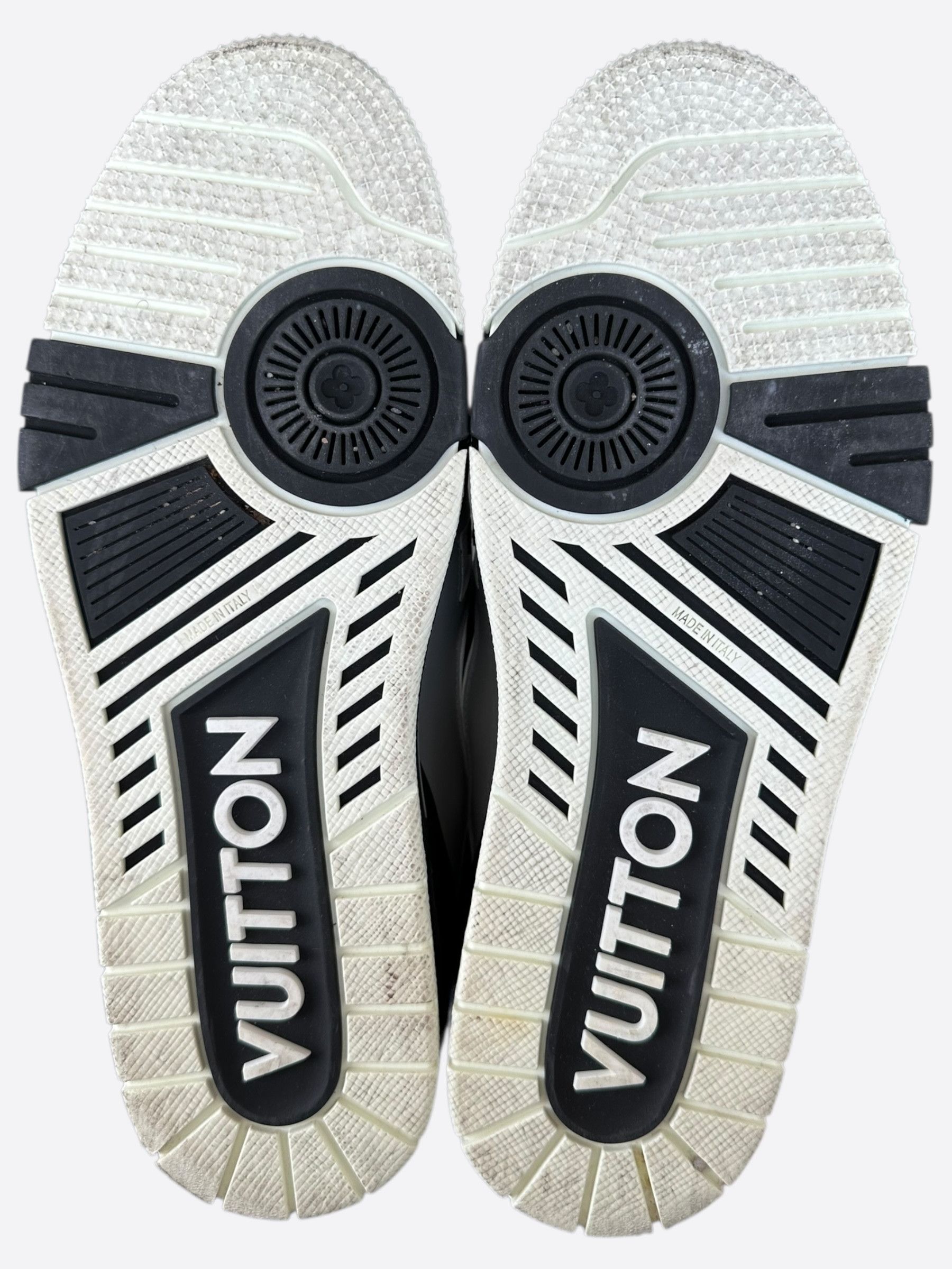 Louis Vuitton Louis Vuitton Black & Grey Trainers Size US 8 / EU 41 - 7 Thumbnail